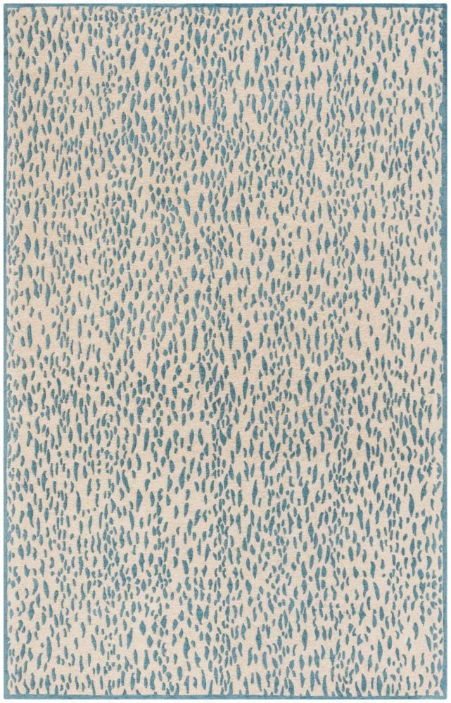 Safavieh MRB657H-5 Marbella Sunetra 5 x 8 (ft) Loomed Polyester Beige/Blue Rectangular Indoor Abstract Area rug
