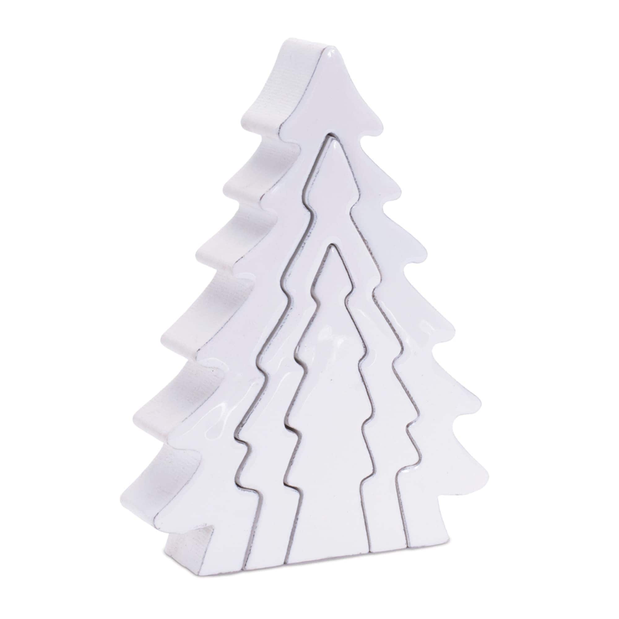 Melrose International 90335DS Triple Tree Puzzle 8.5H MDF