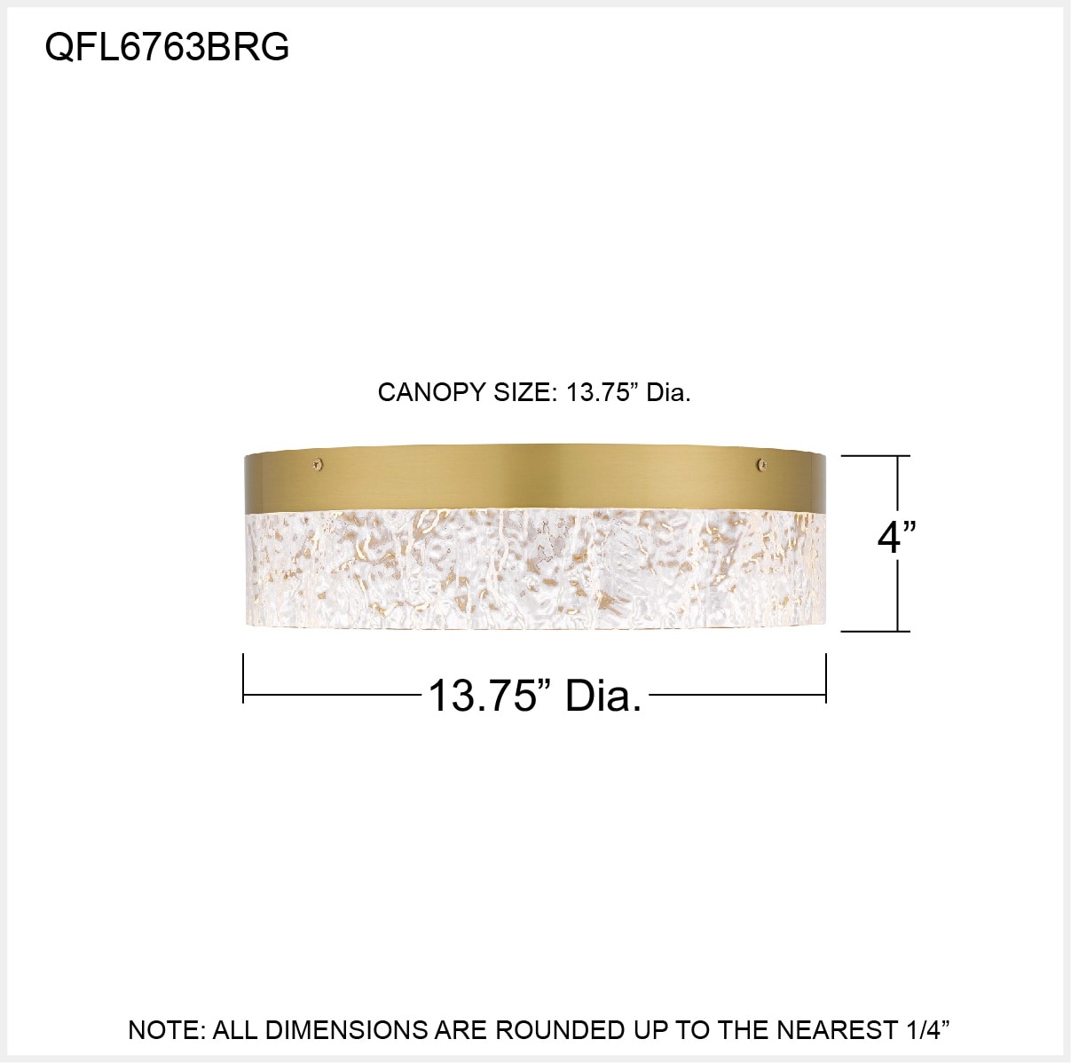 Quoizel QFL6763BRG flushmounts - View #5