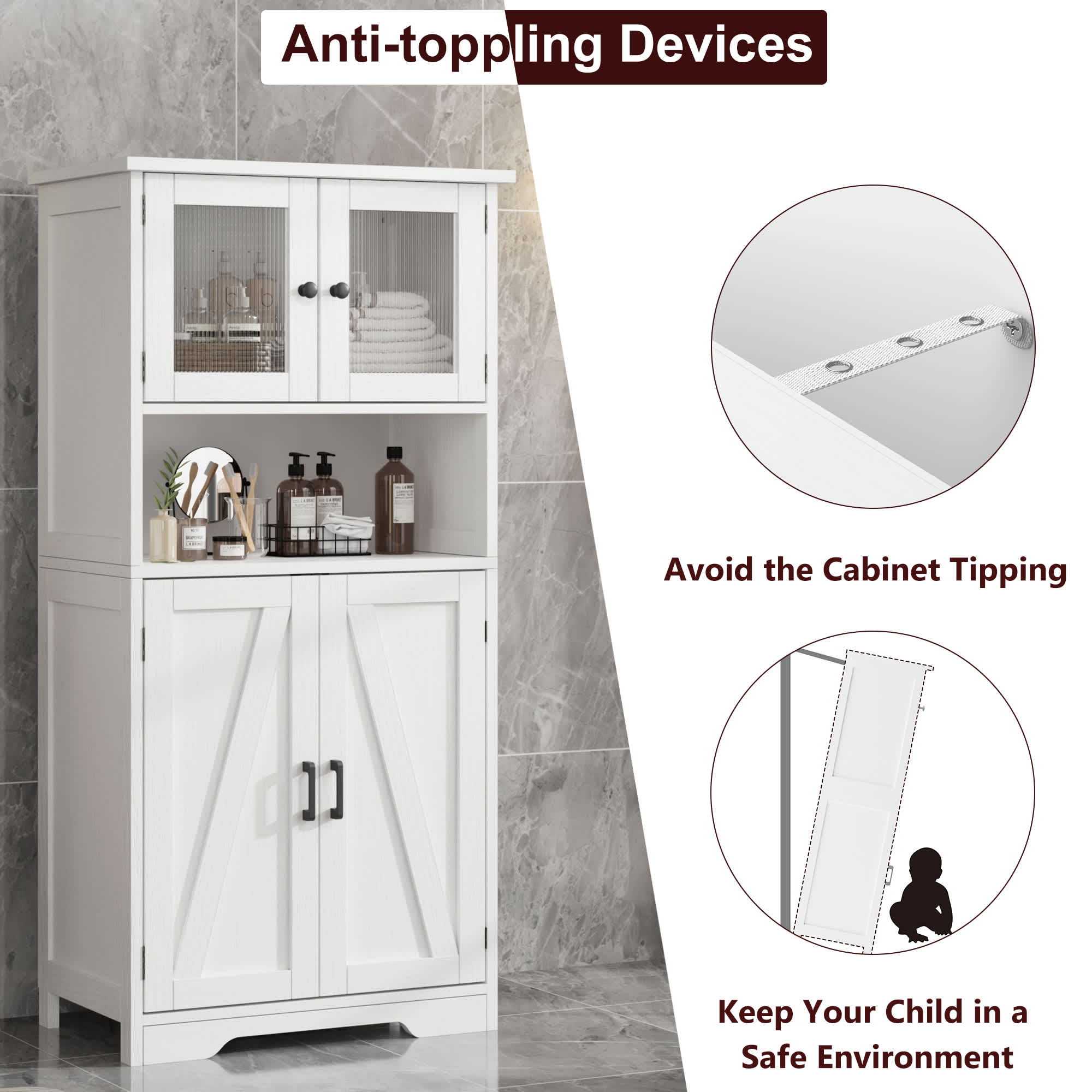 WhizMax PHO-0Z55SL8M-KLN Cabinets-Kitchen - View #3