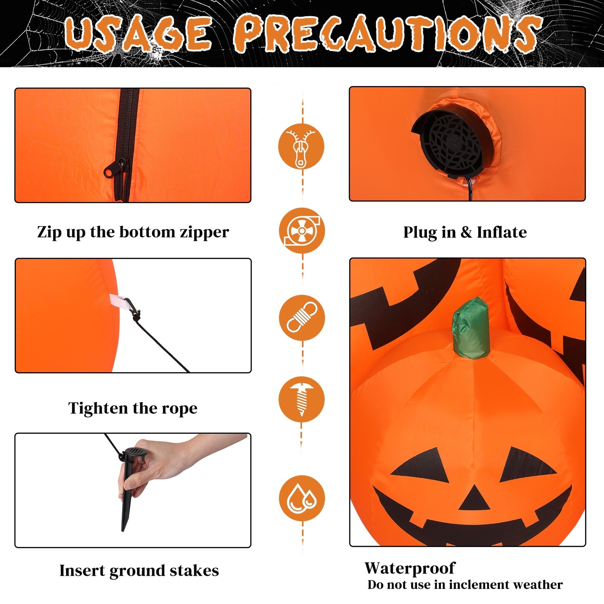 Wudkey L4-TL9J7Y Table-Halloween-Decor - View #6