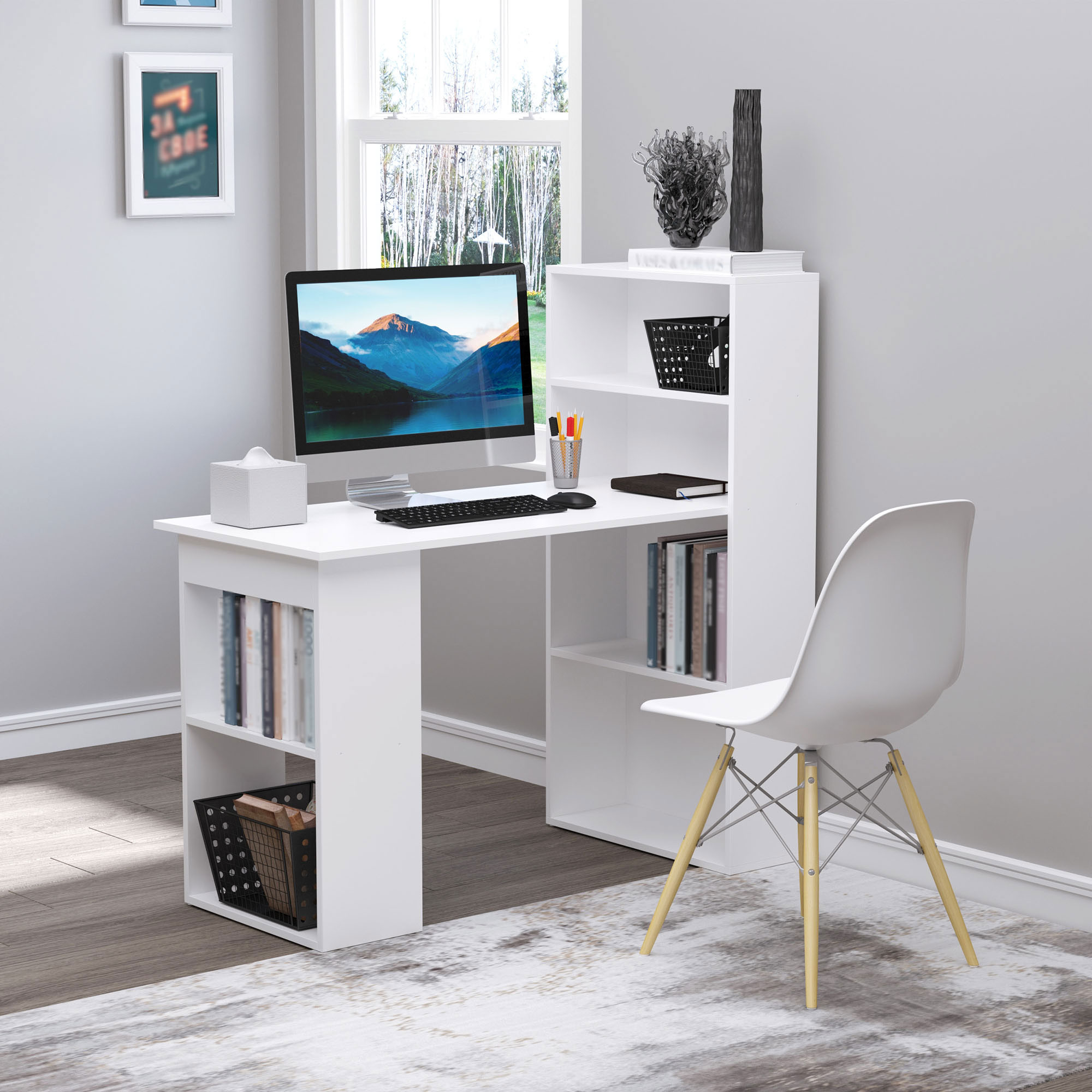 HomCom 836-069WT desks - View #4