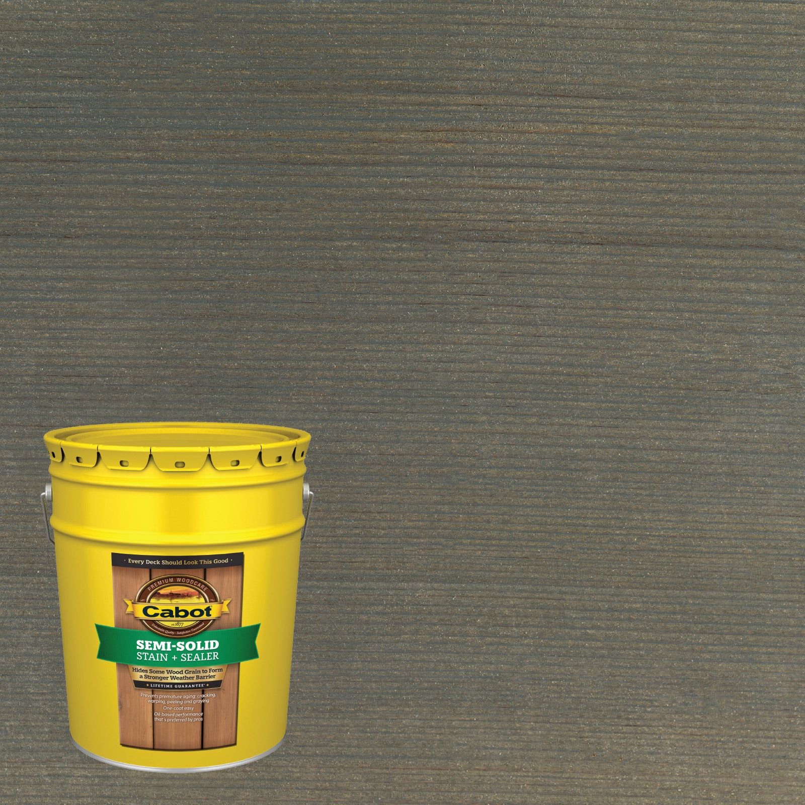 Cabot FOOTHILL-238825 Foothill Semi-solid Exterior Wood Stain and Sealer in One ( 5-gallon )