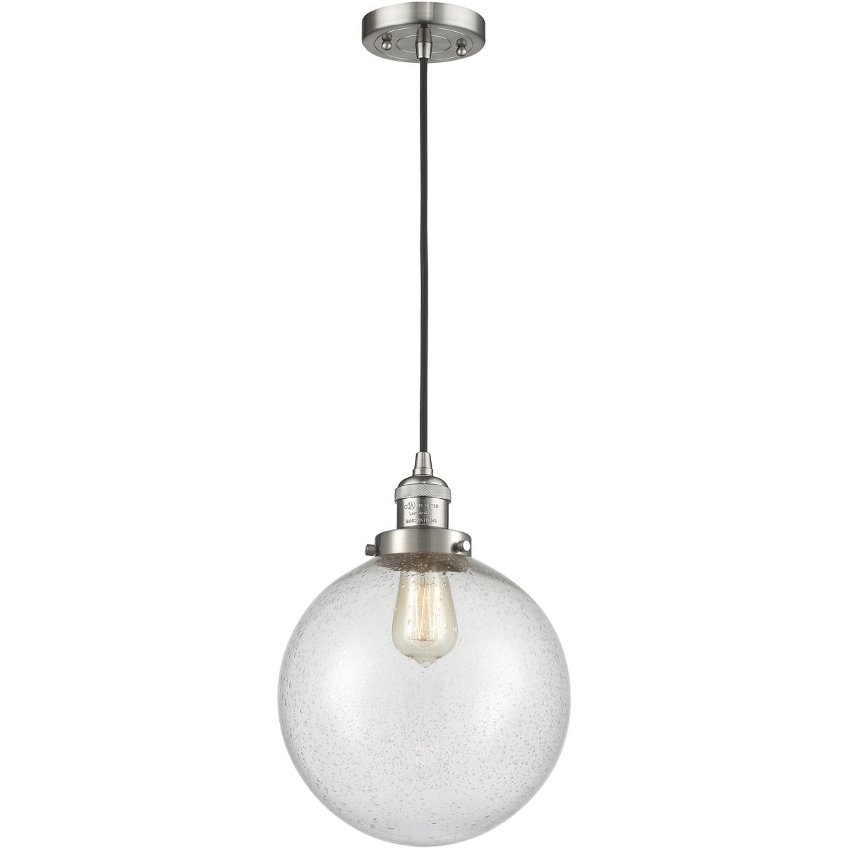 Innovations Lighting 1742663 201C-SN-G204-10 Franklin Restoration Beacon Mini Pendant