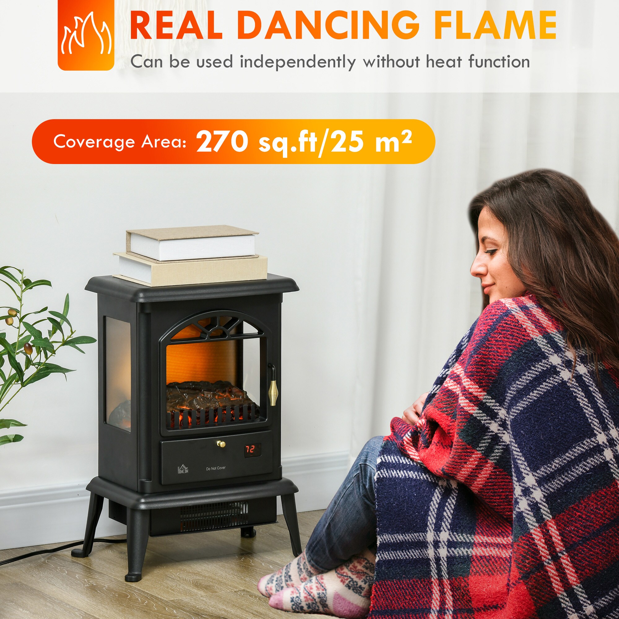 SINOFURN SYE740023BK Electric-Fireplaces - View #7