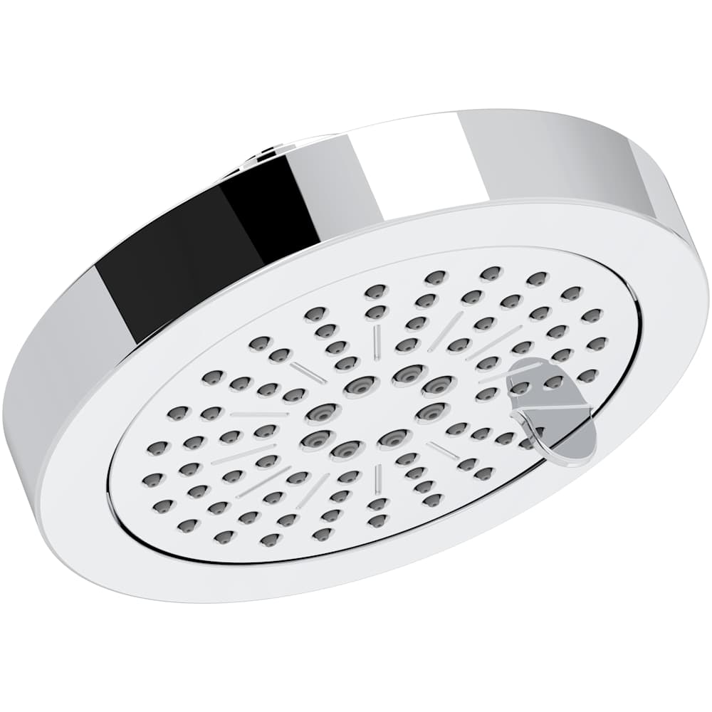 Rohl  5.5 inch 1.8 GPM 6-Function Wall Mount Round Shower Head in Polished Chrome