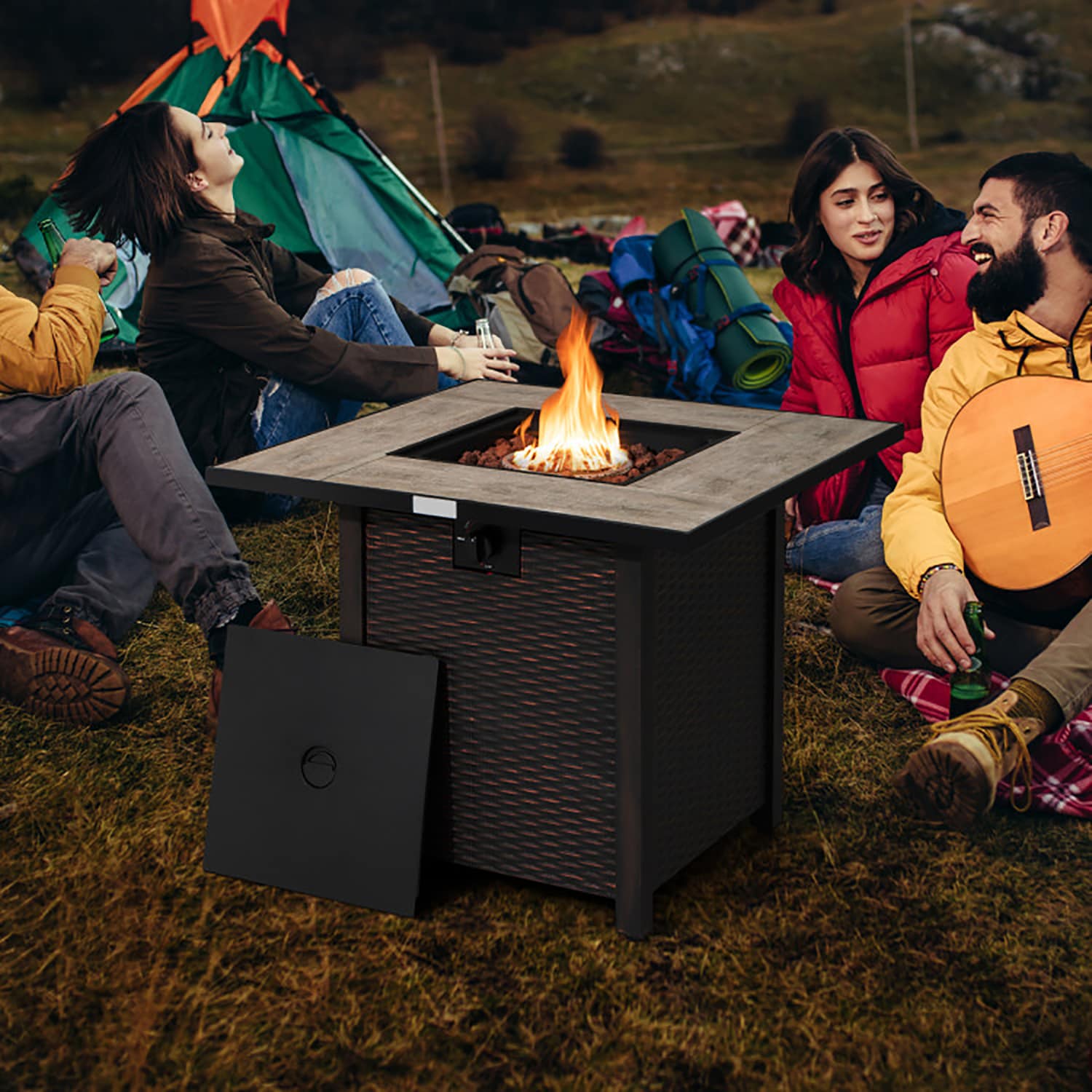 GZMR GZ-A01NP27DK Outdoor-Gas-Firepits - View #9