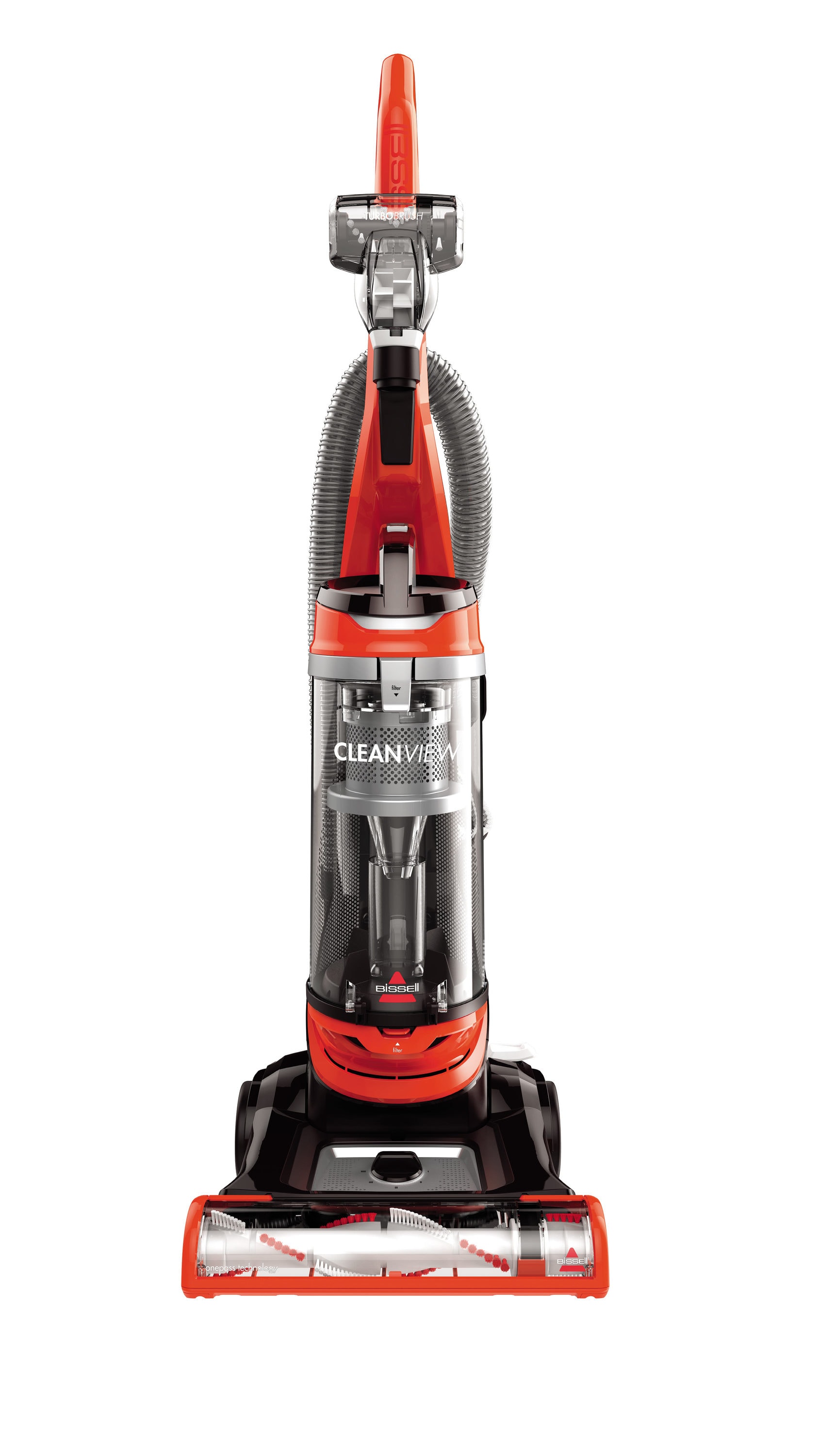 BISSELL BISSELL CleanView Corded Bagless Upright Vacuum in Orange | 2487