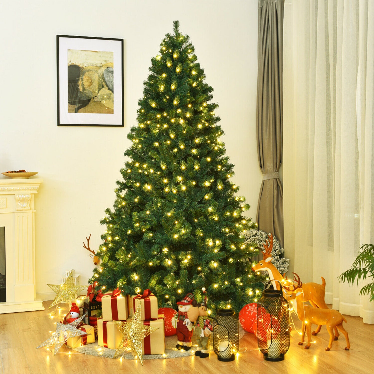 WELLFOR HYJ20639 Artificial-Christmas-Trees - View #9