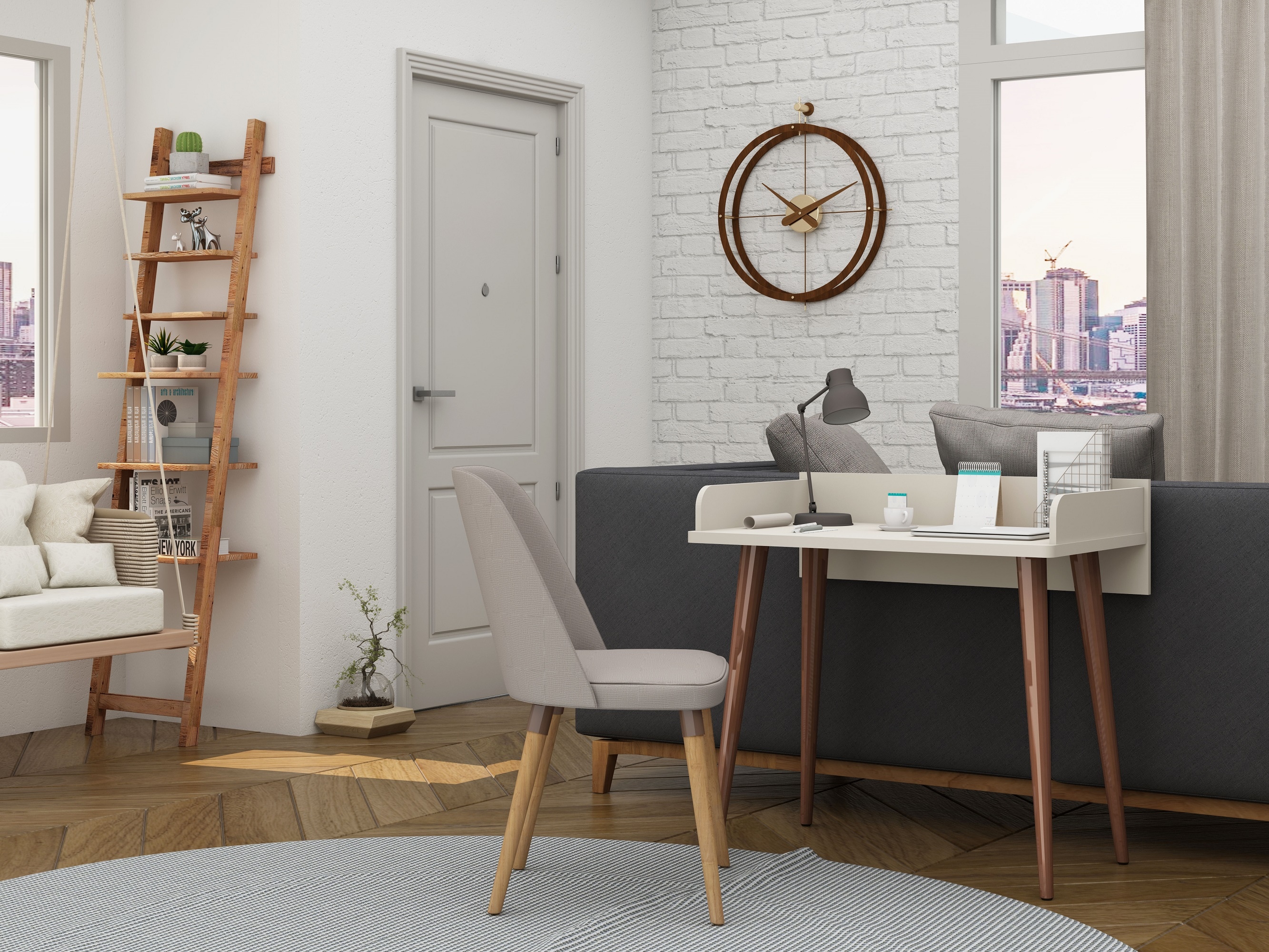 Manhattan Comfort 26PMC6 Home-Office-Furniture-Sets - View #5