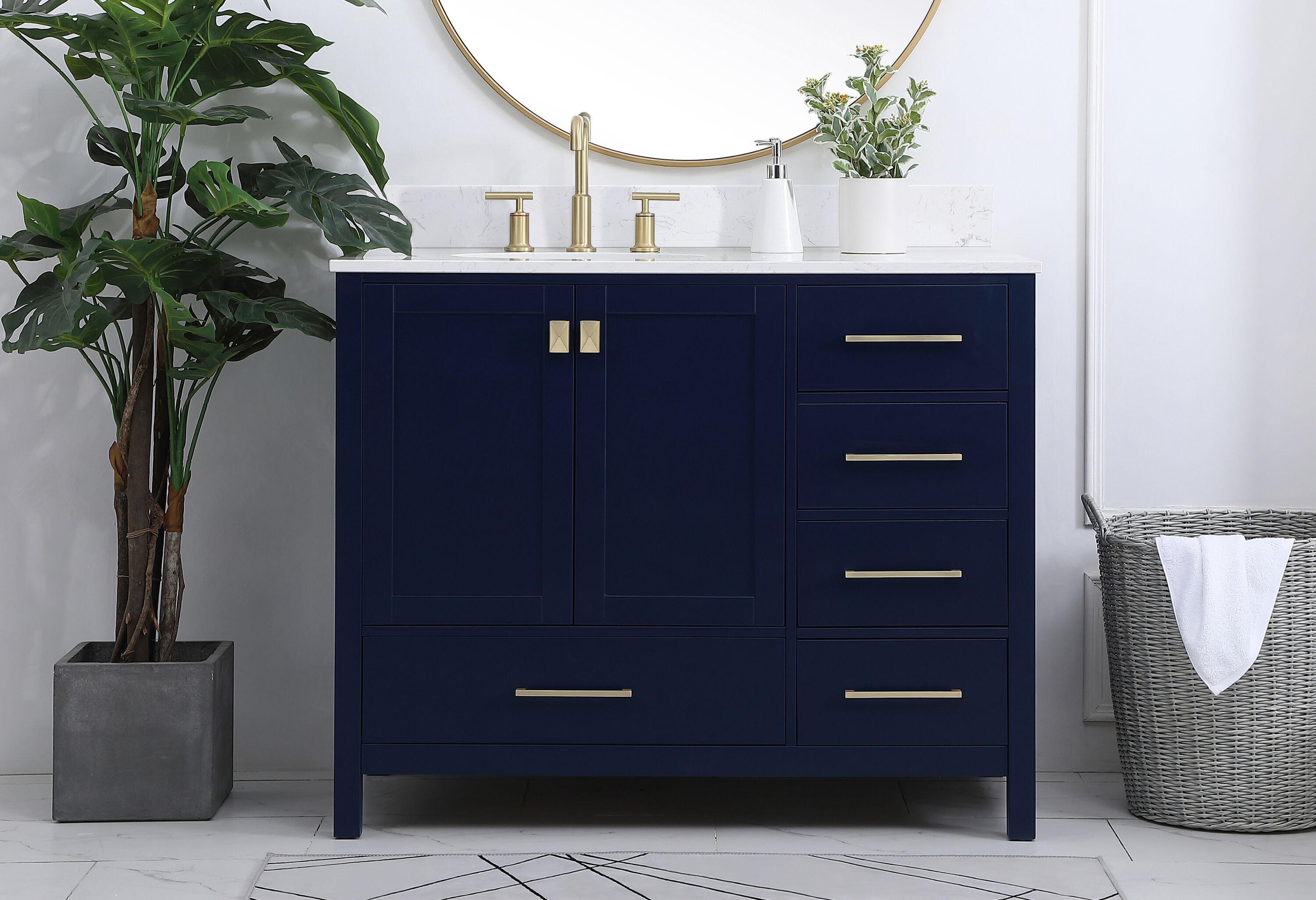 Elegant Decor FI56442BL Bath-Vanity-Combo - View #2