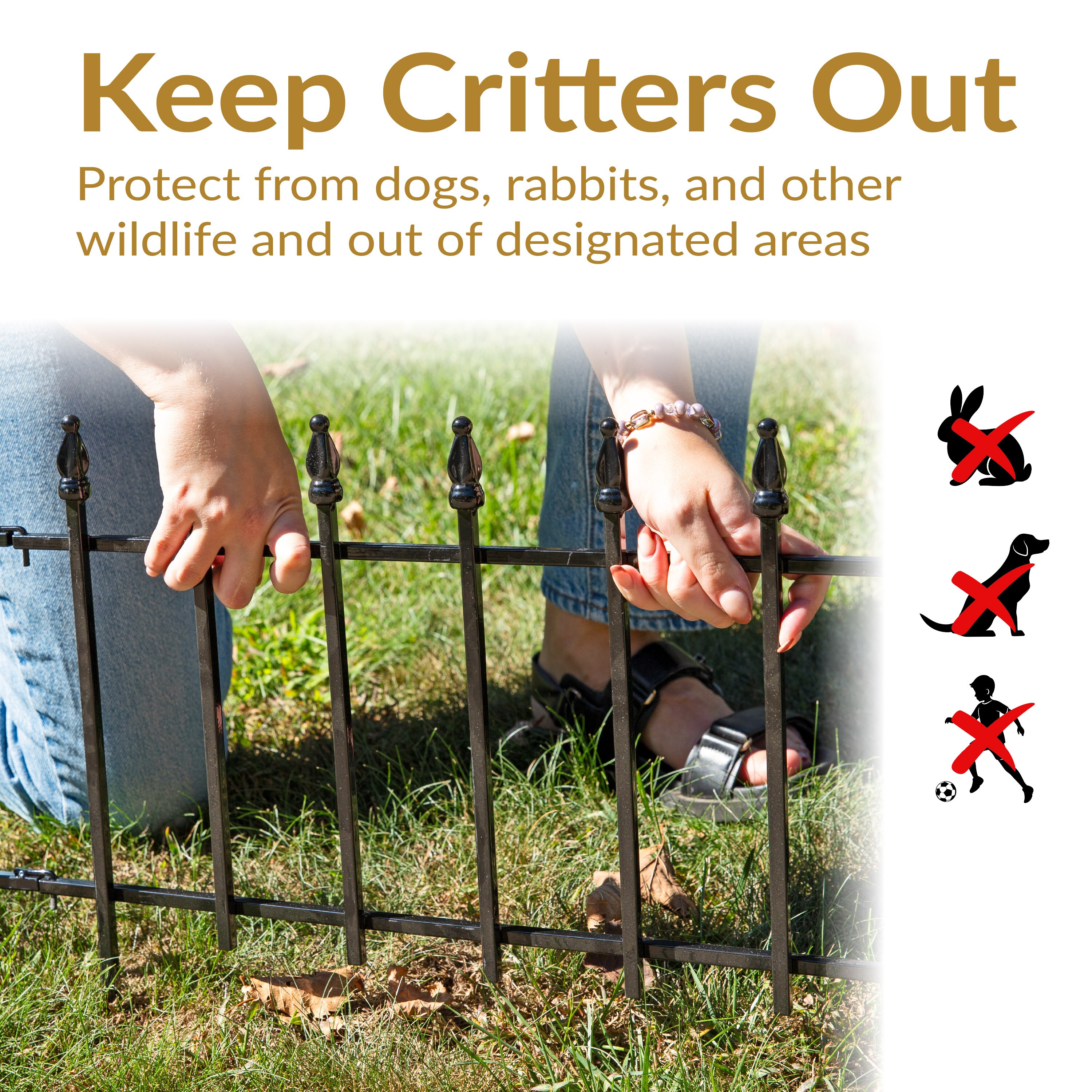 Sunnydaze Decor HMI-608-W Fence-Gates - View #4