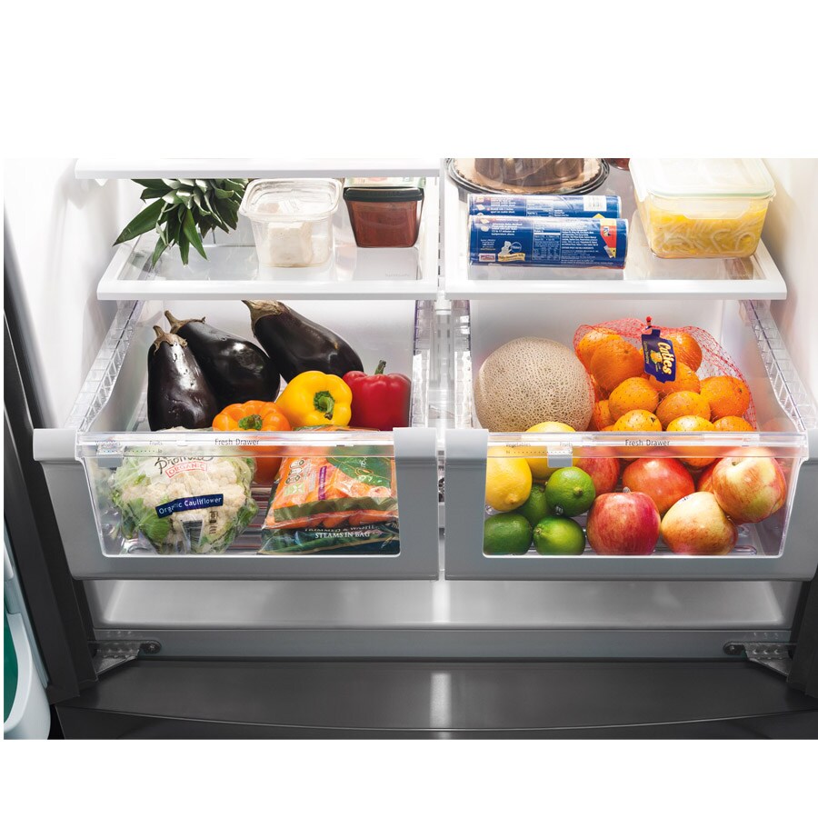 Frigidaire 27.19-cu ft French Door Refrigerator with Ice Maker, Water ...