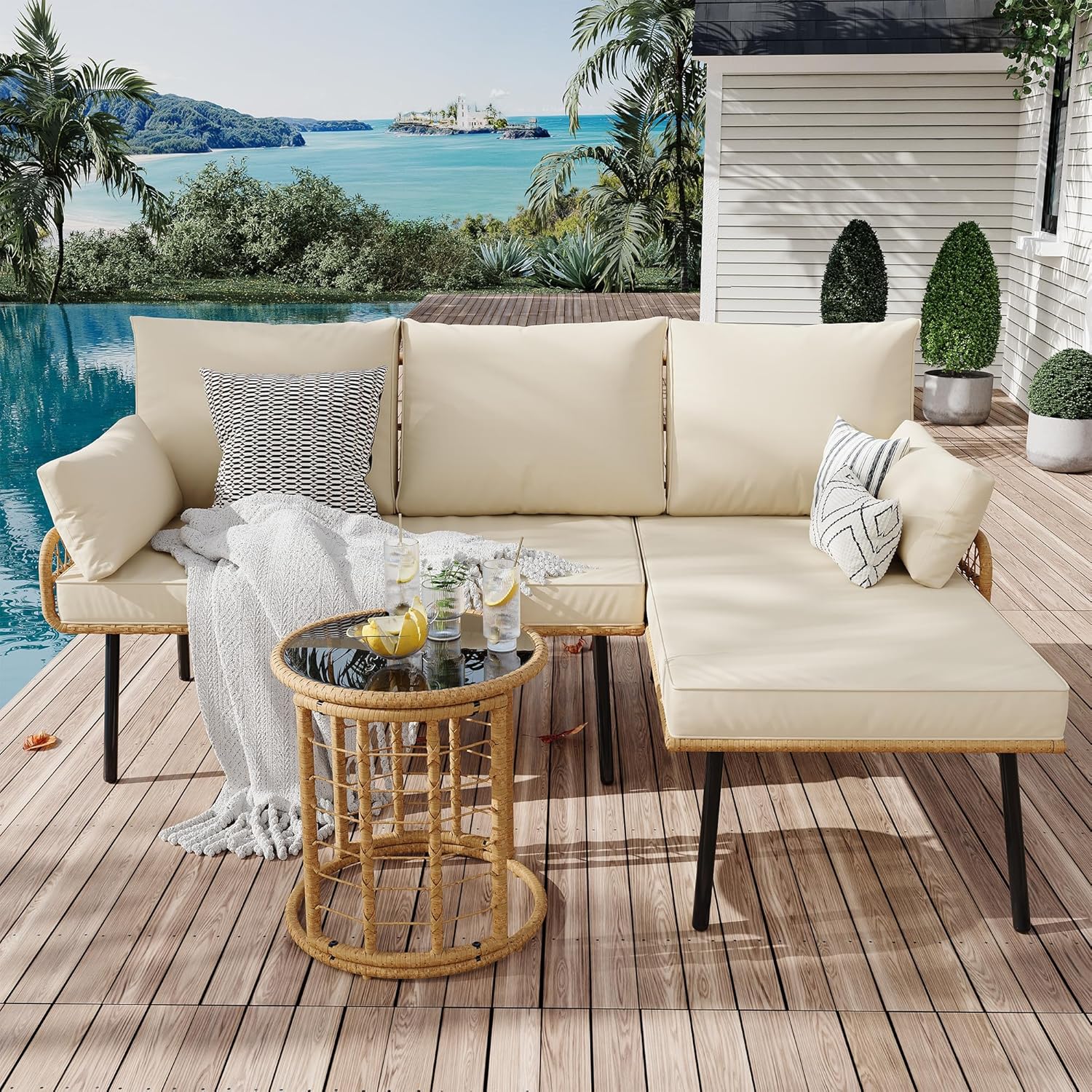Qeetex LHF-HW-PHO-34UH447E Patio-Conversation-Sets - View #3