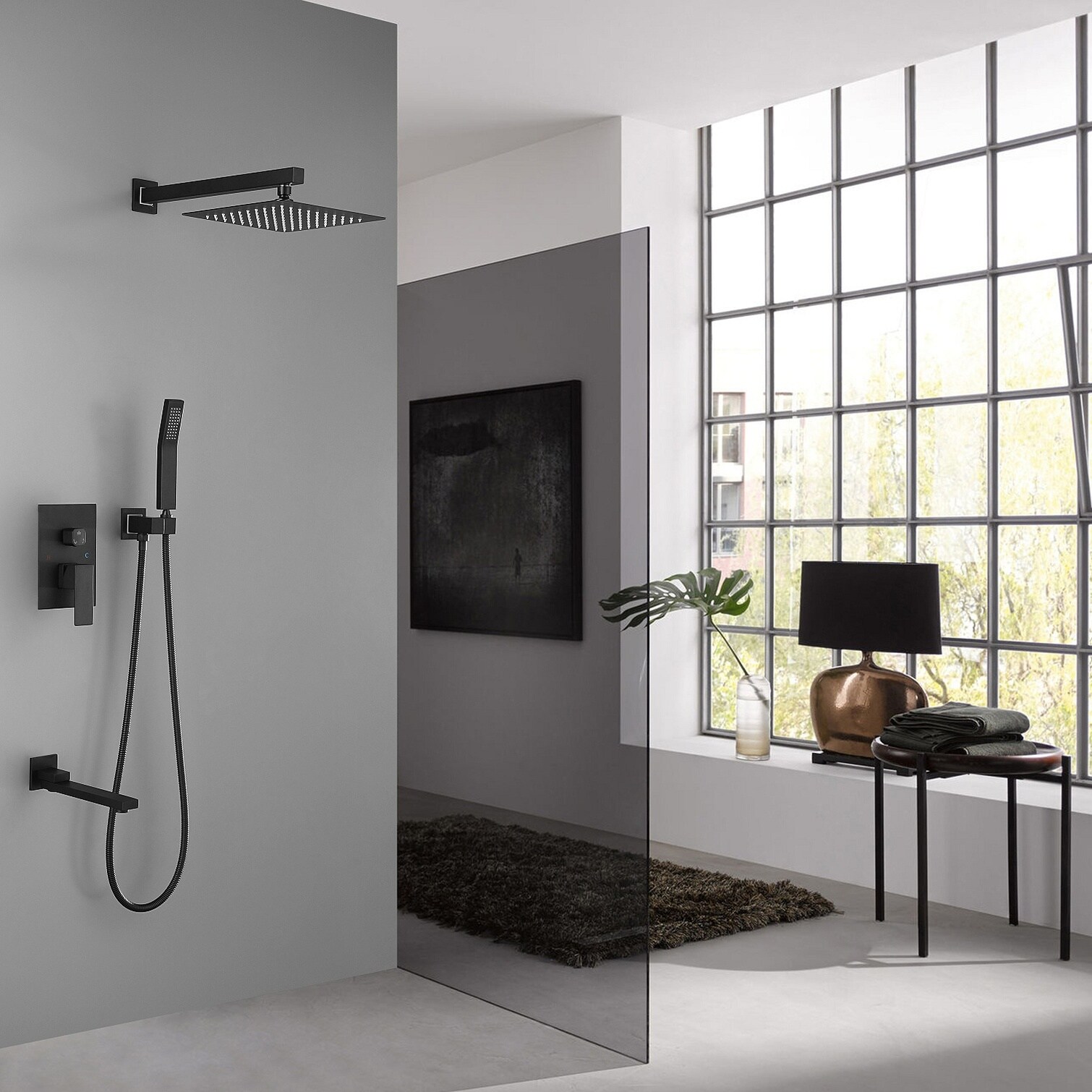 Tammesy B5D1BW3S1KWT Fixed-Showerhead - View #5