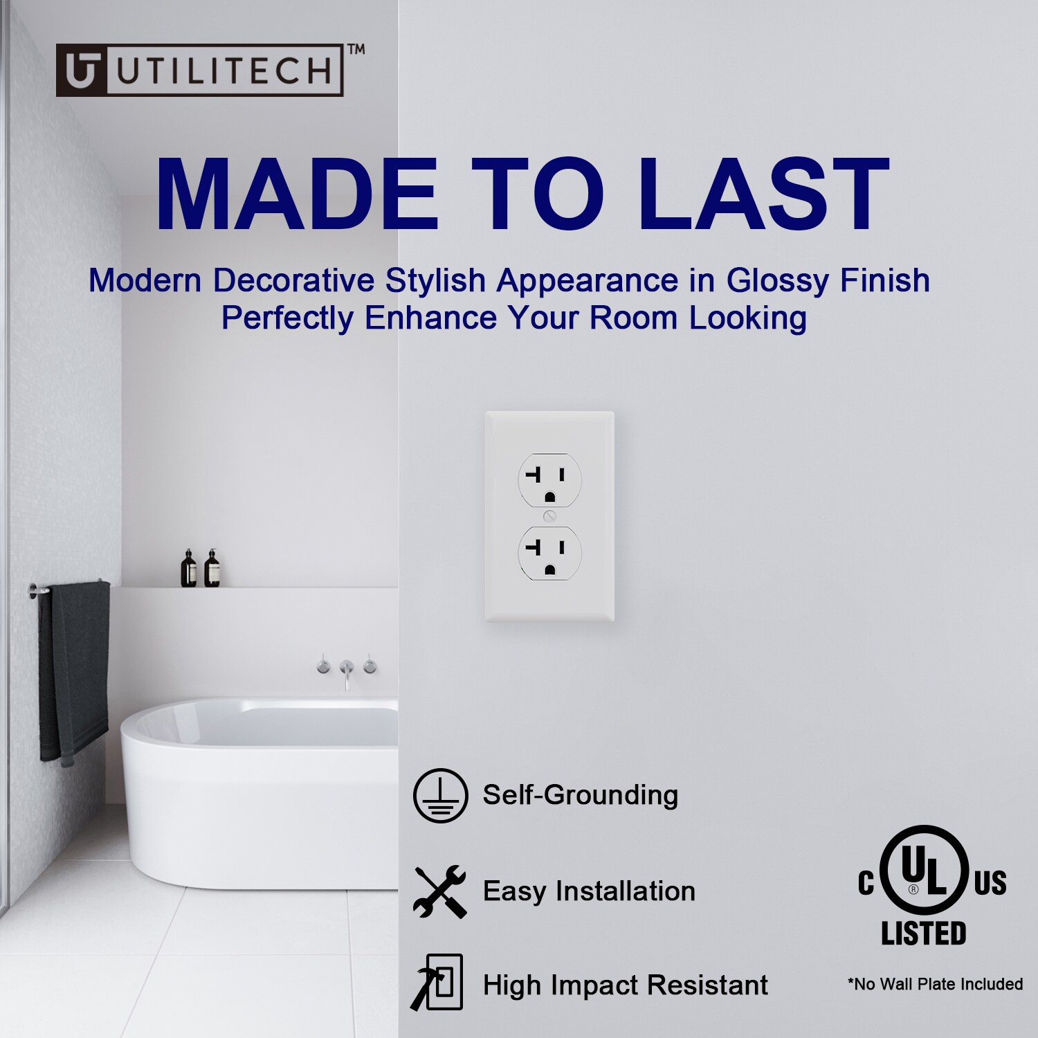 Utilitech 2002A-WH10 receptacles - View #4
