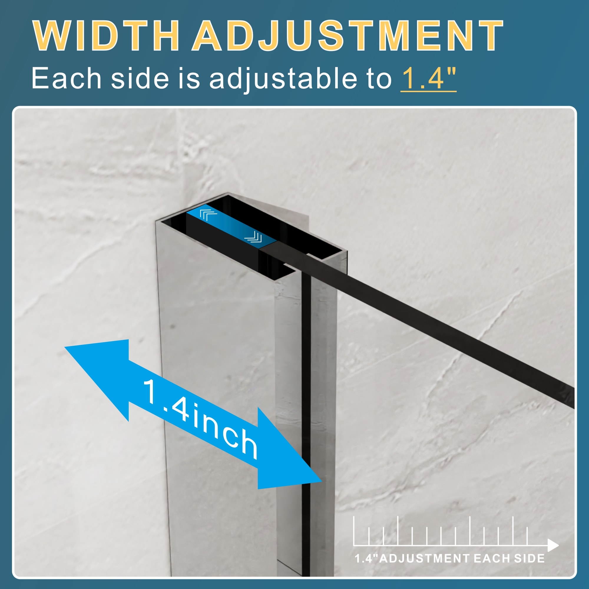 WELLFOR QSD-SD082CC Shower-Doors - View #5