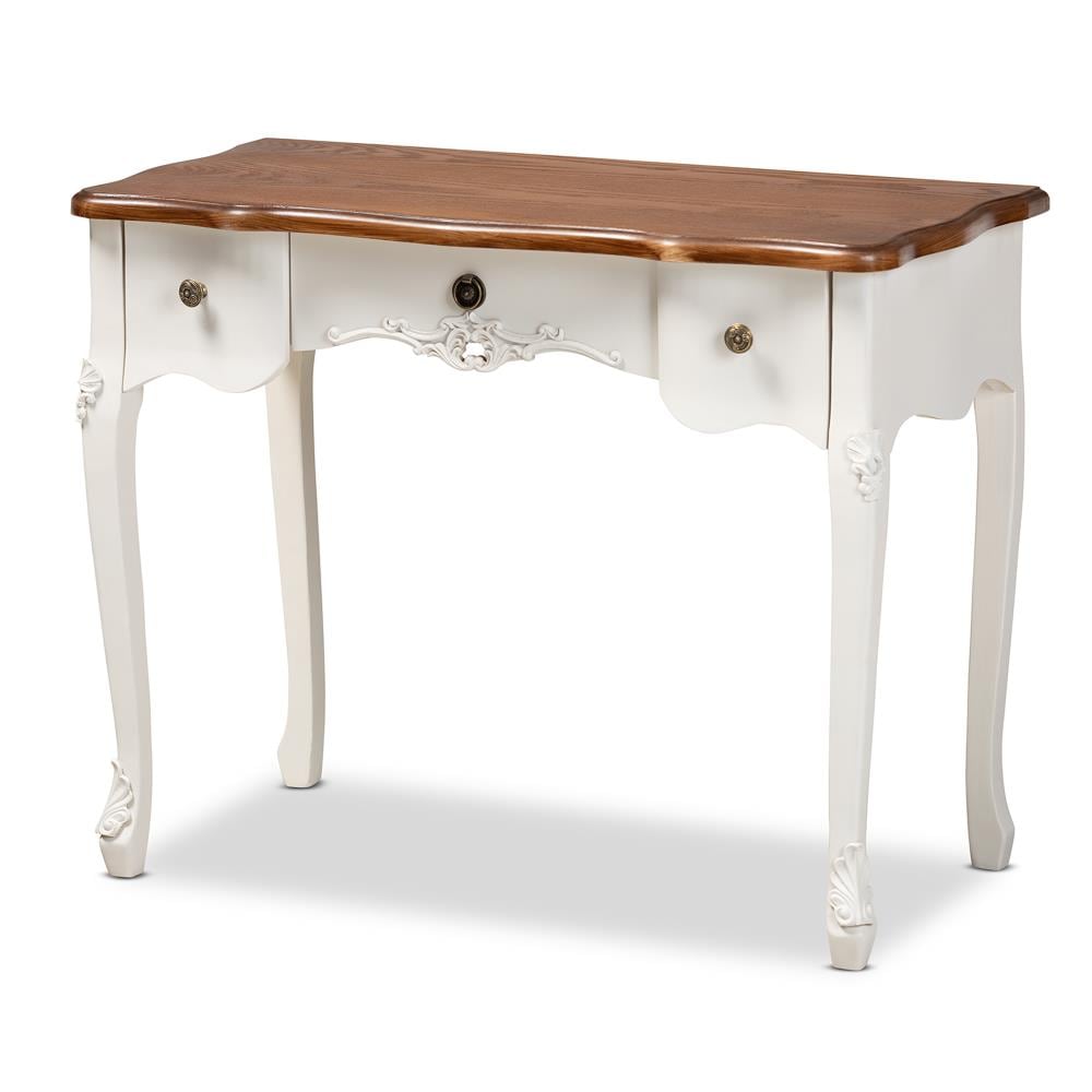 Baxton Studio 162-10255-LW Sophie Country Brown Console Table