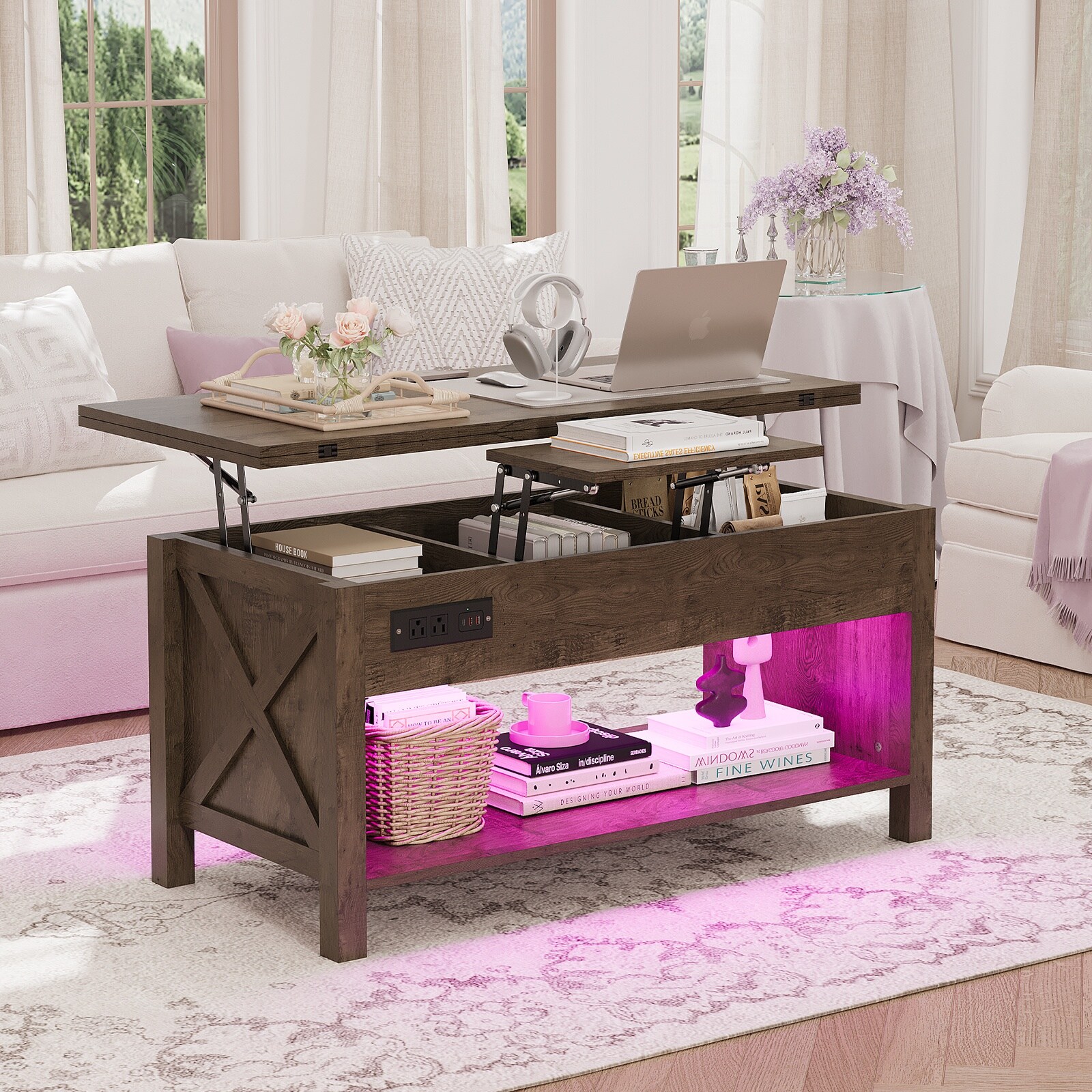 Pocassy GREATANTS-SNBS021OG Coffee-Tables - View #10