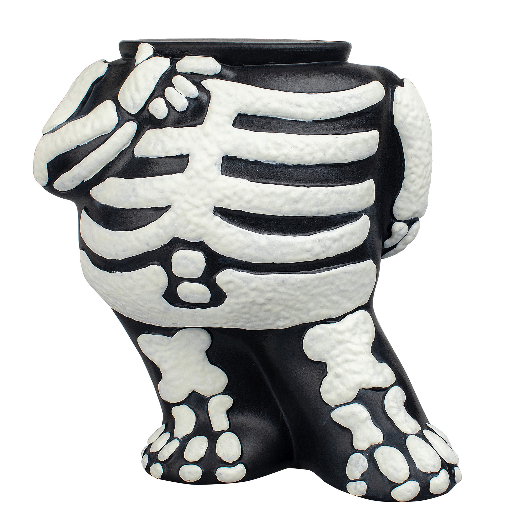 Haunted Living 88H3958A 10.5-Inches Freestanding Skeleton Door decoration Pumpkin stand