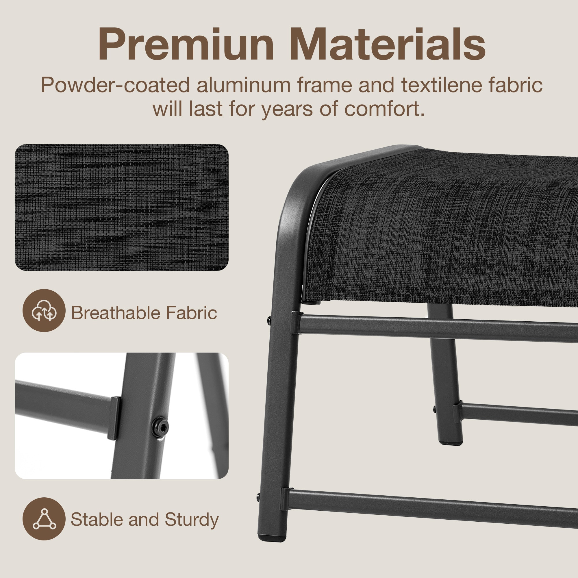 JEAREY JLGJD-02-BK Stools-Ottomans - View #5