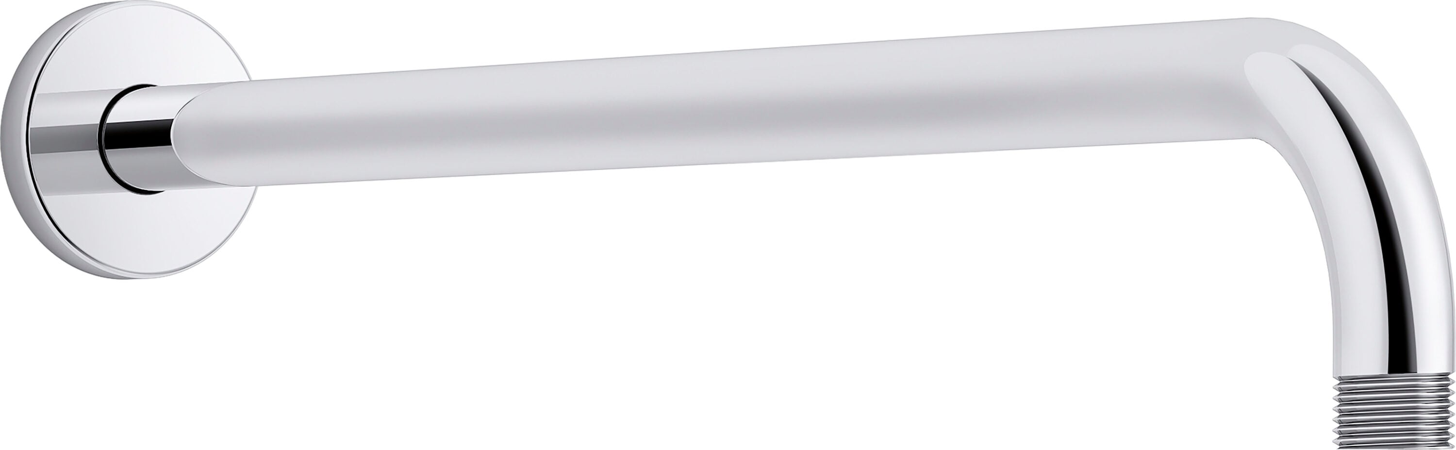 KOHLER Statement Polished Chrome 19-in Universal Shower Shower arm and flange