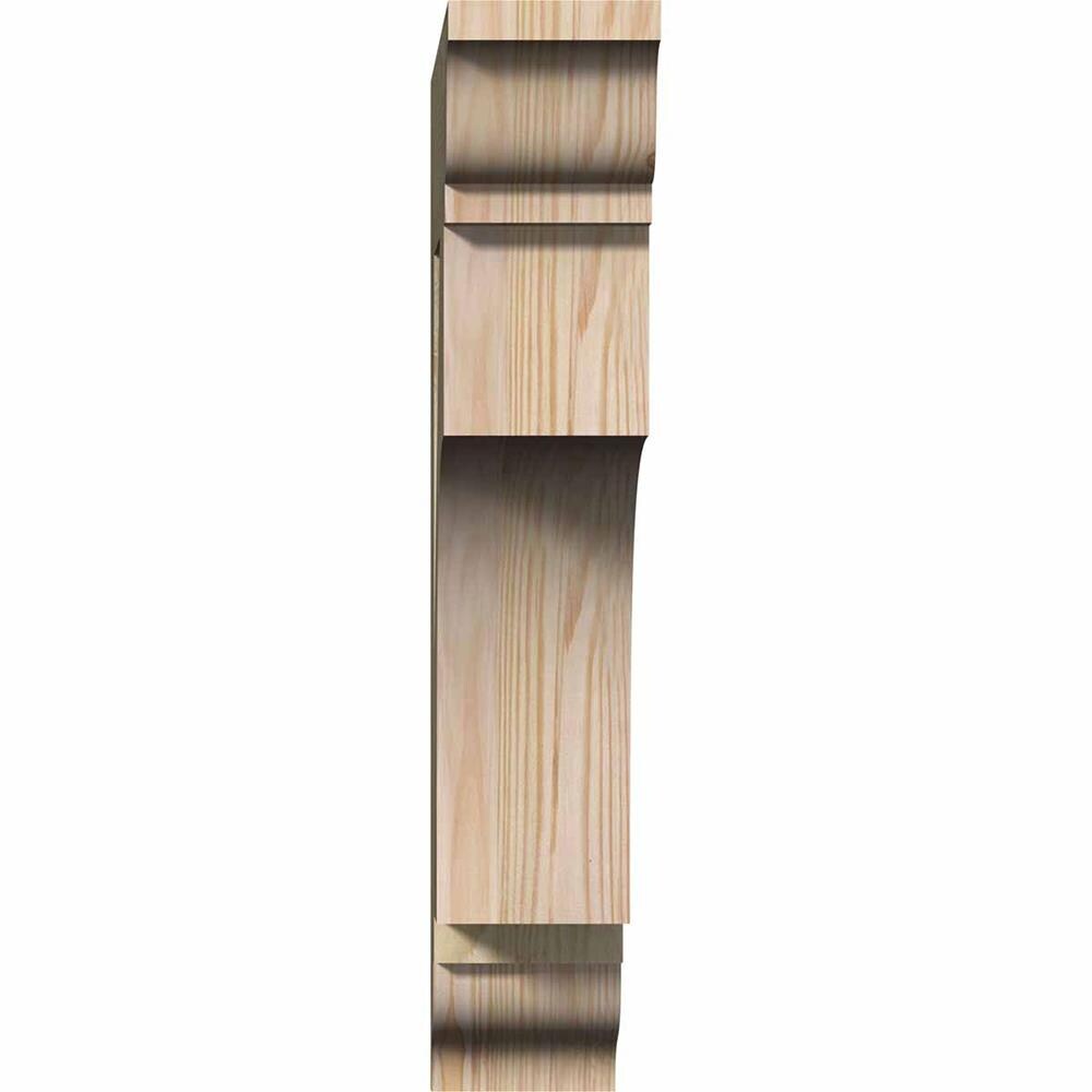 Ekena Millwork BKT04X18X22WTL01RDF Exterior-Brackets-Braces - View #2