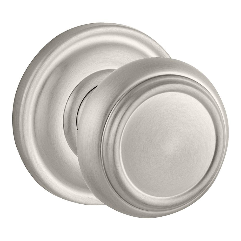 Baldwin PVTRATRR150 Satin Nickel Interior Bed/Bath Privacy door knob Single pack