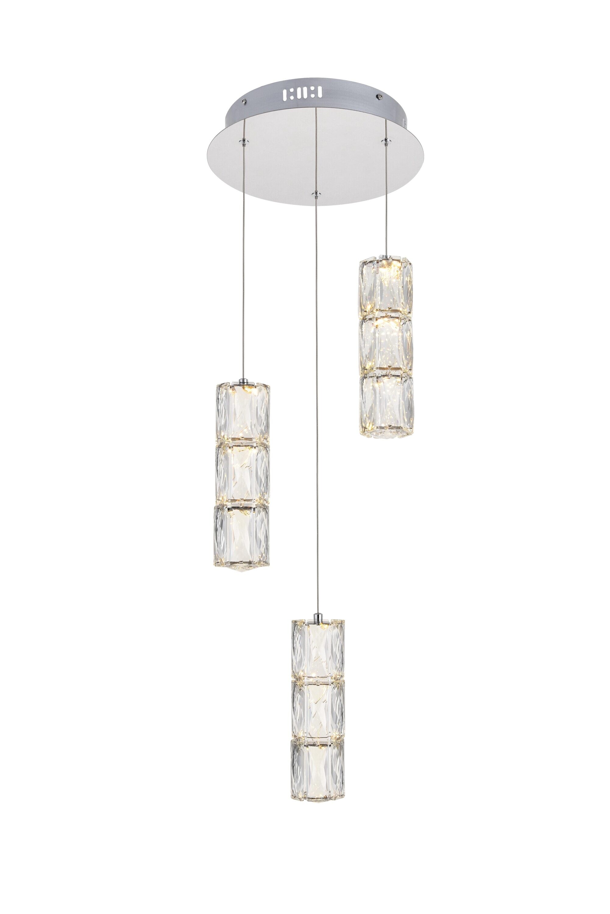 Elegant Decor HF10500D3RC Pendant-Lights - View #3