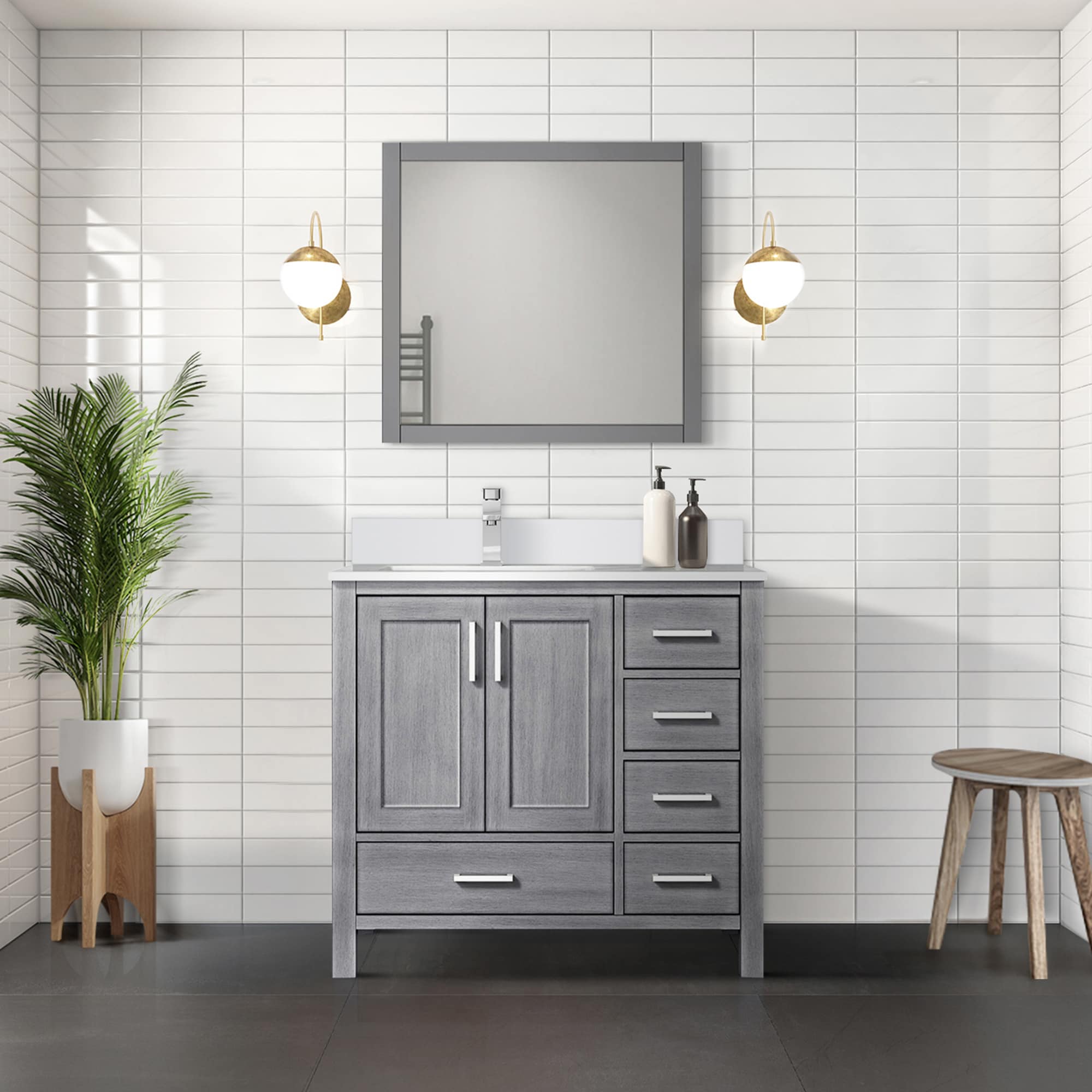 Lexora LJ342236SDWQ000L Bath-Vanity-Combo - View #6