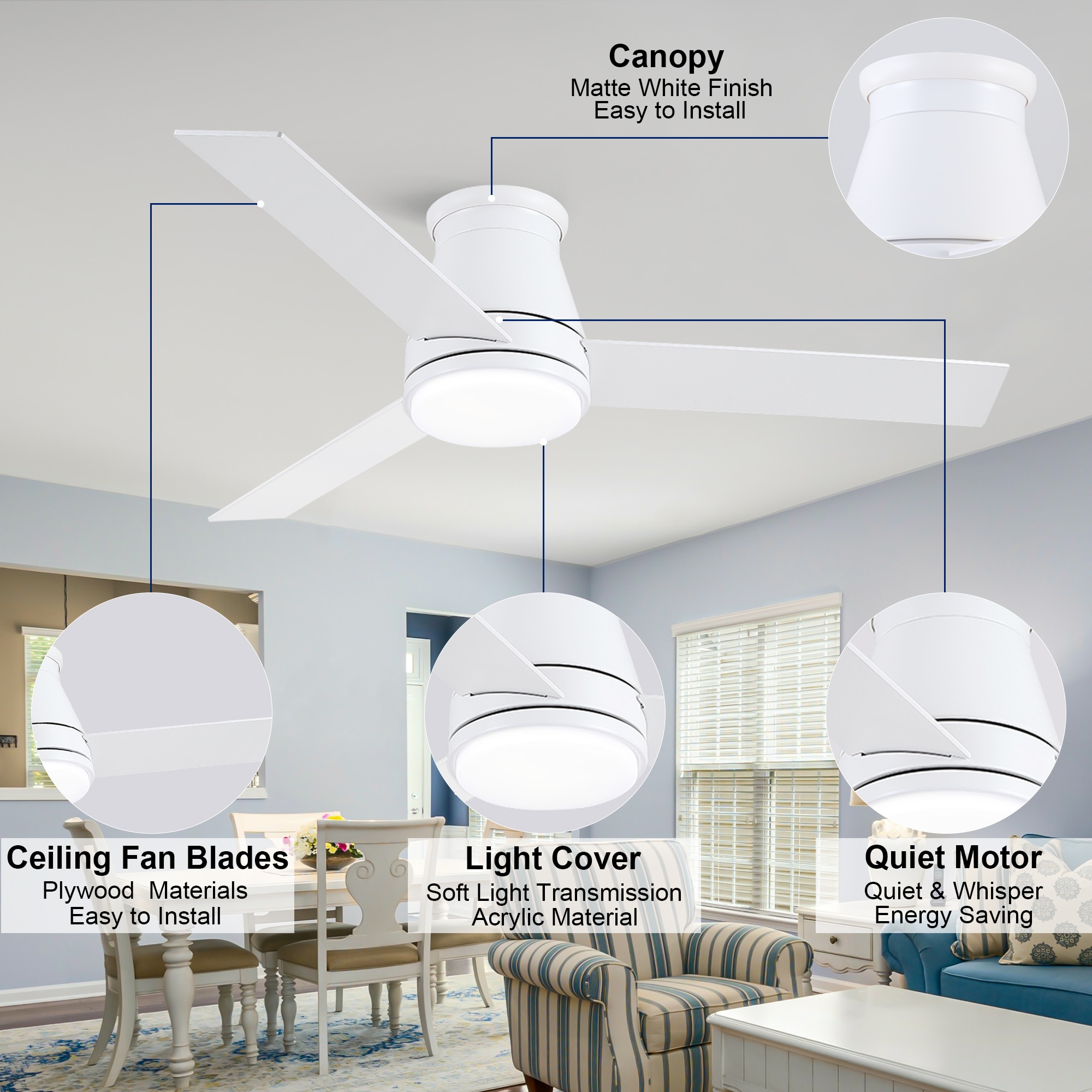 YUHAO LSDC1153WH48 Ceiling-Fans - View #15