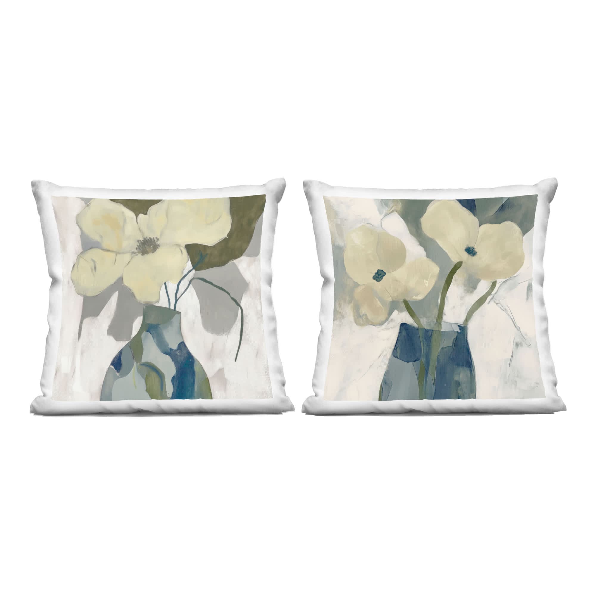Stupell Industries 199425189206 Simple Petals Boho 2 Piece Decorative Printed Throw Pillow Set design by Elara Yasna 18 x 18