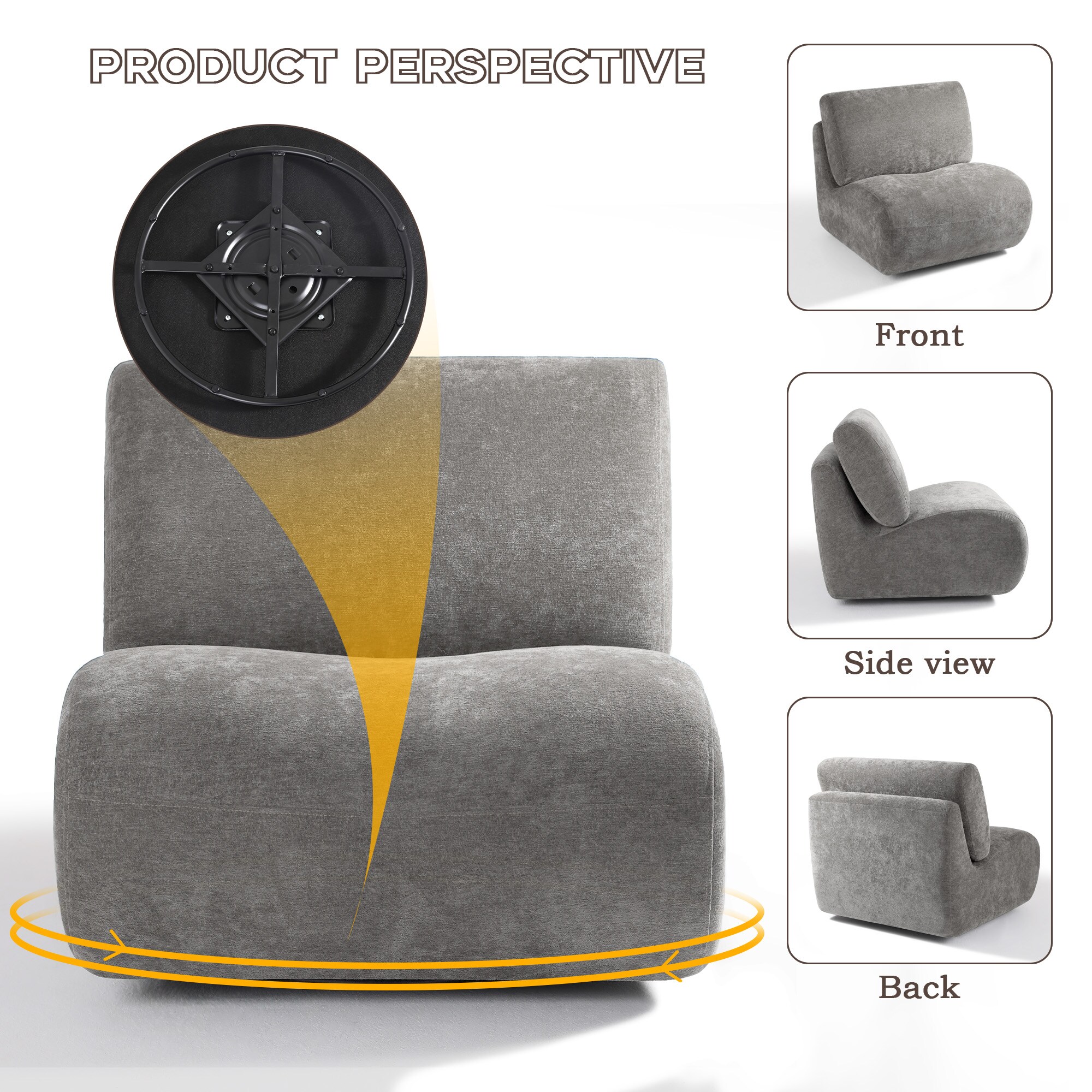 Dreamsidea LS-CH0060-TAUPE chairs - View #13