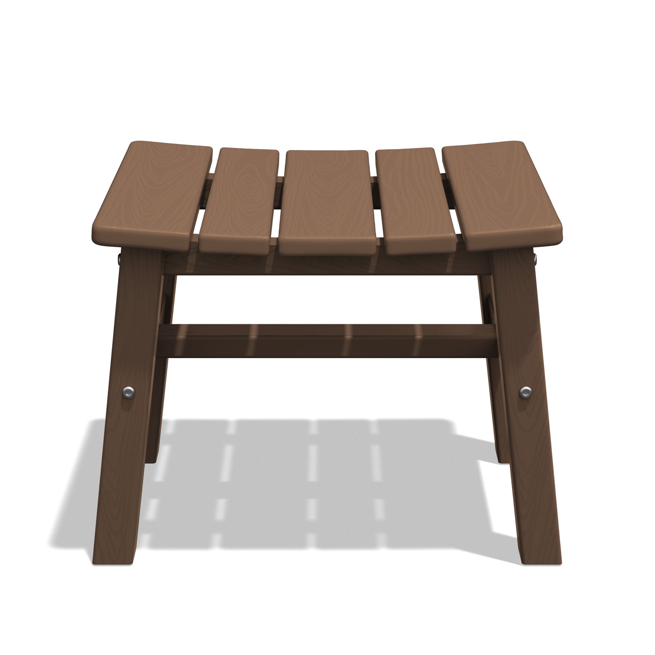 JEAREY SW-CFR-BN PE Patio Ottoman Footrest Stool  2in1 Outdoor Footrest  Extra Seat 360 lb Capacity