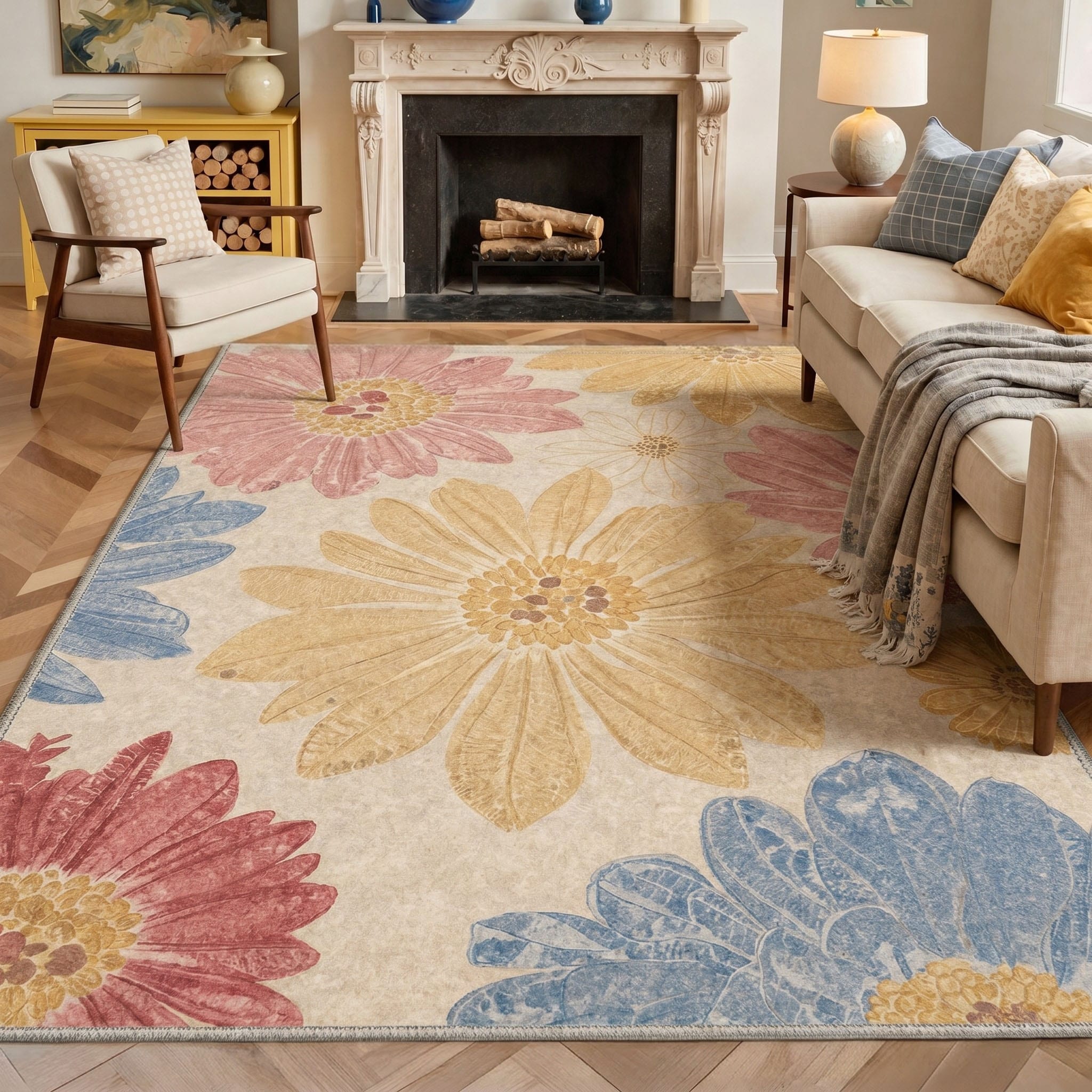 BAVNI ARF2053-PINK-4X6 rugs - View #2