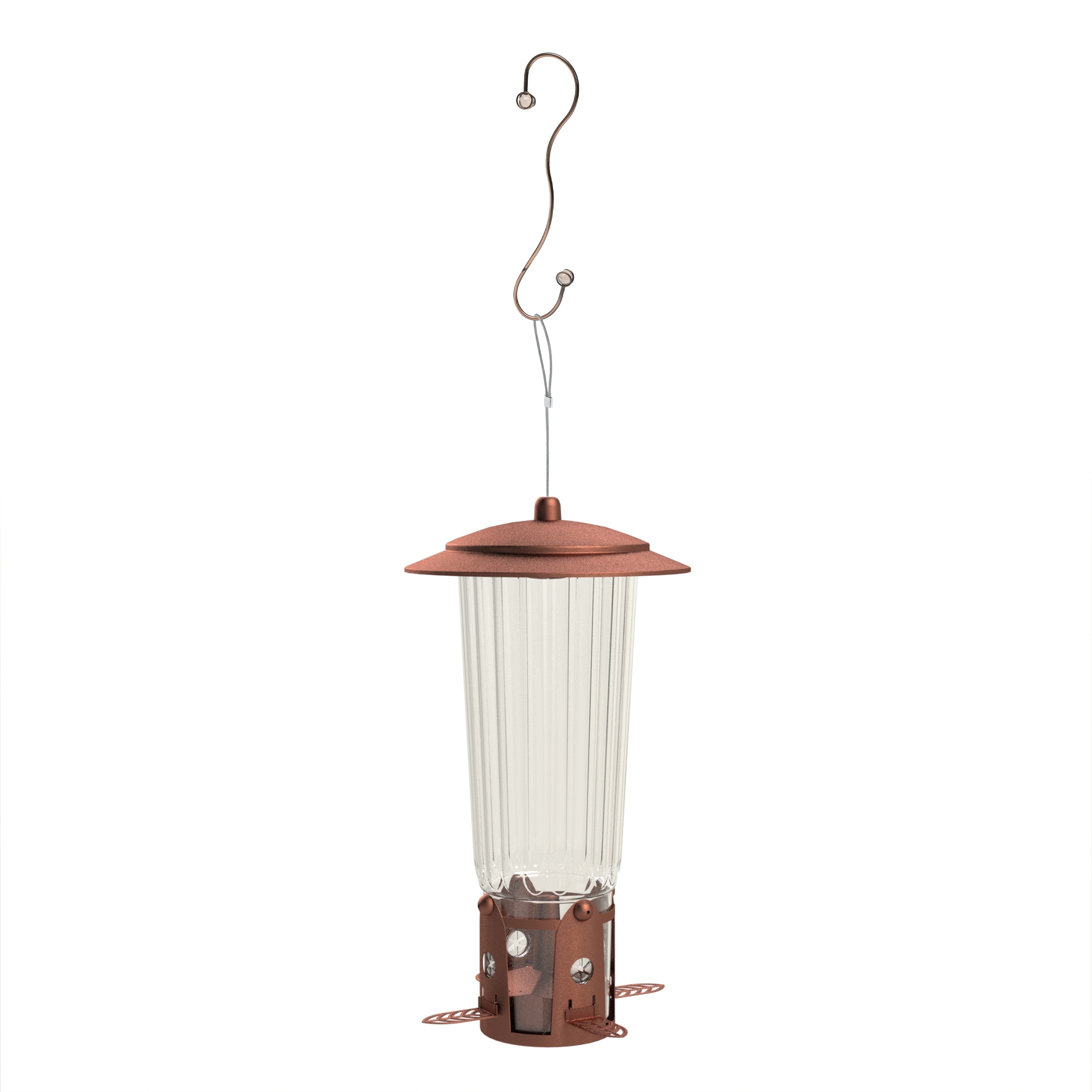 Perky-Pet Plastic Hanging Squirrel-Resistant Seed, Suet Bird feeder - 1