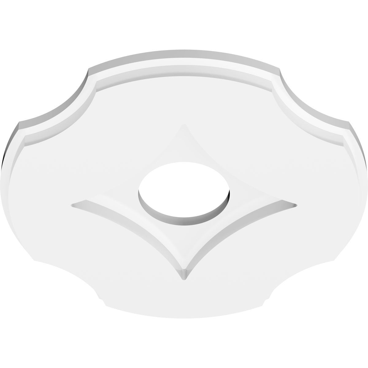 Ekena Millwork CMP12PL-03000 Ceiling-Medallions - View #2