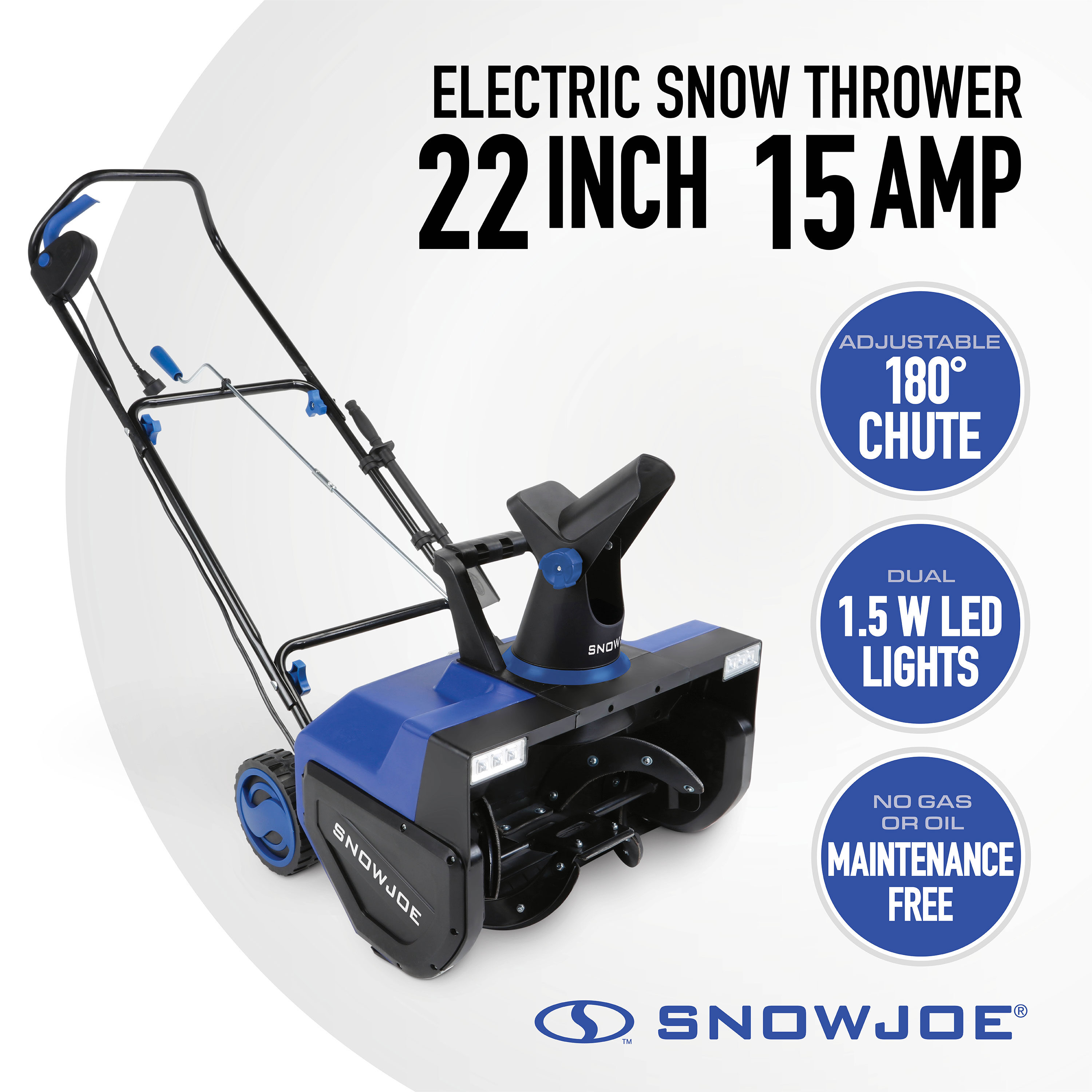 Snow Joe 22-in Single-stage Push with Auger Assistance Electric Snow ...