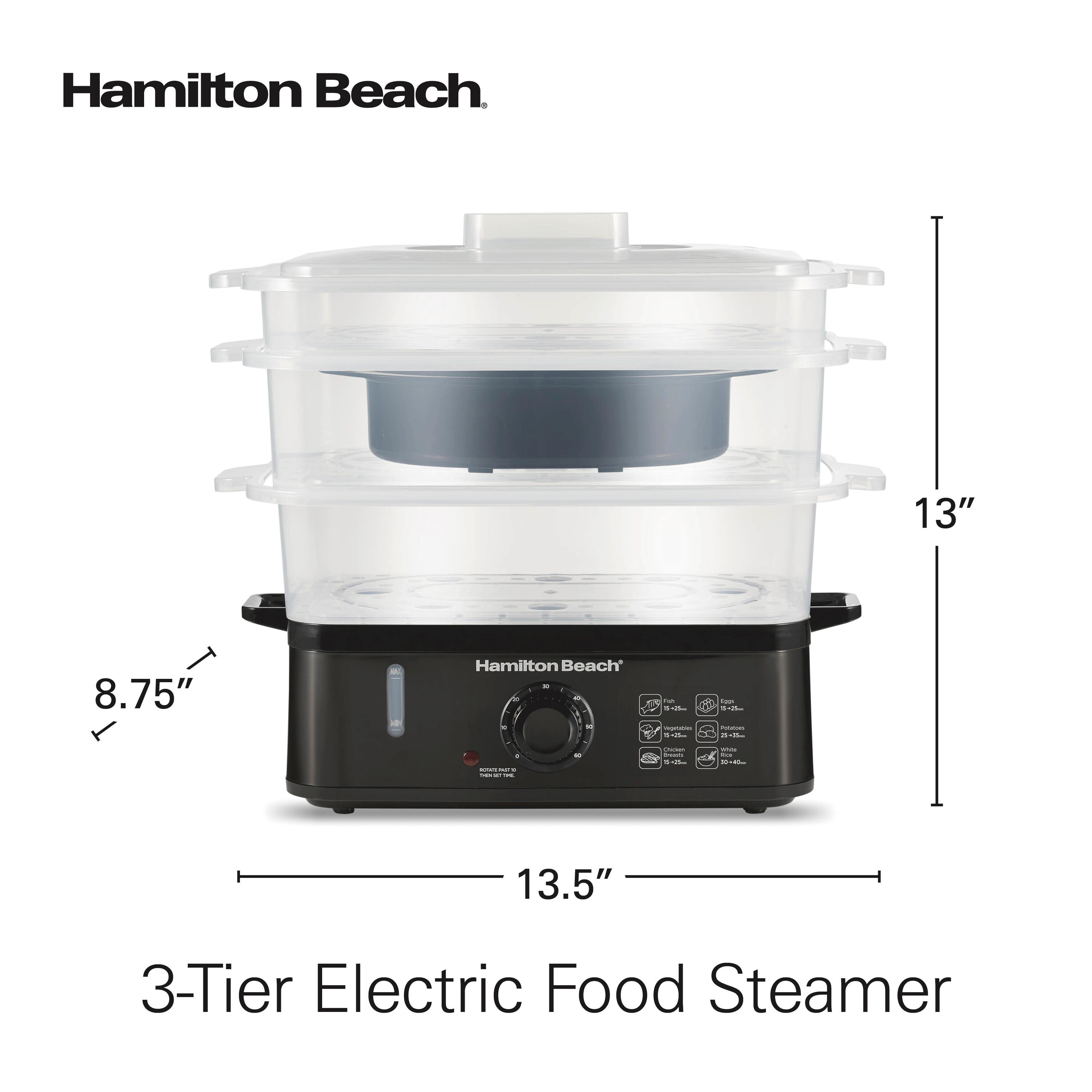 Hamilton Beach 37430 Food-Steamers - View #9