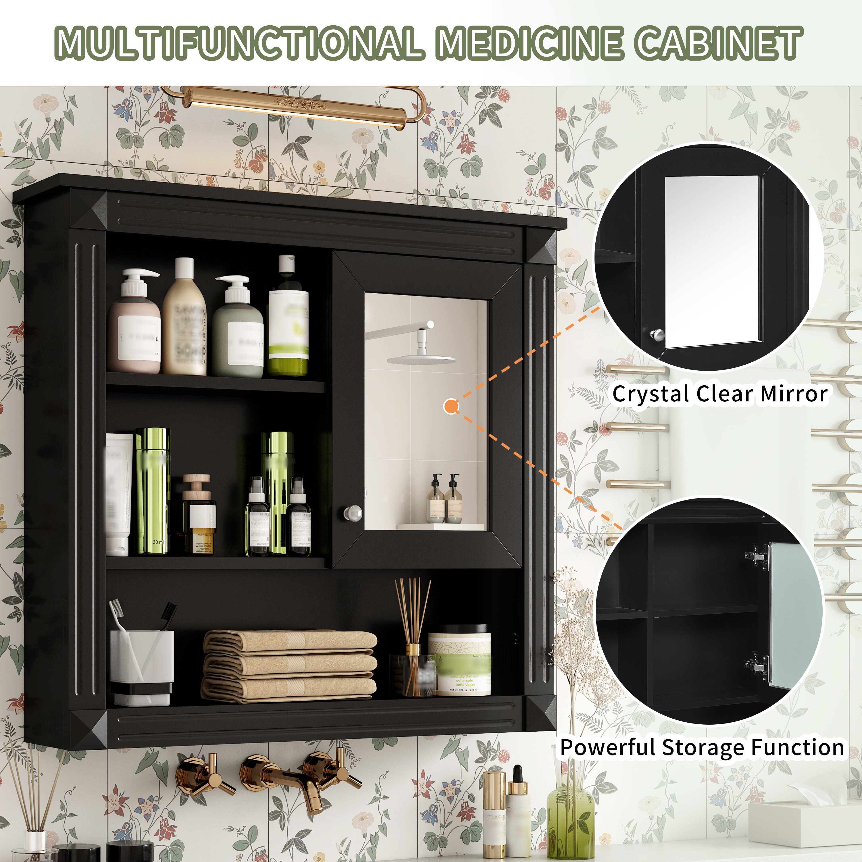 Forclover CM-N710P254922B Bathroom-Medicine-Cabinets - View #6