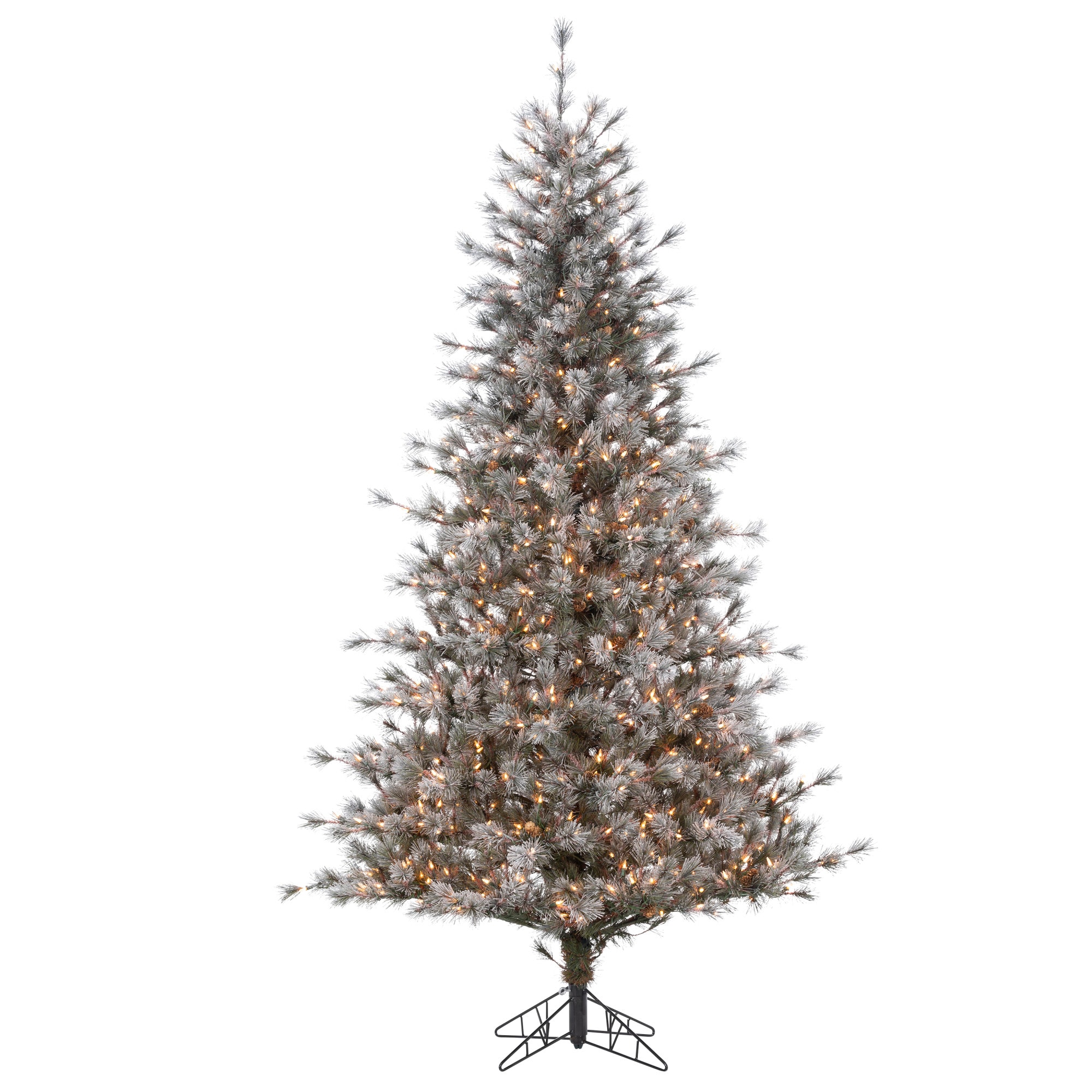 Scotch Pine 7.5' Pre-Lit Outdoor Christmas Tree with White Lights