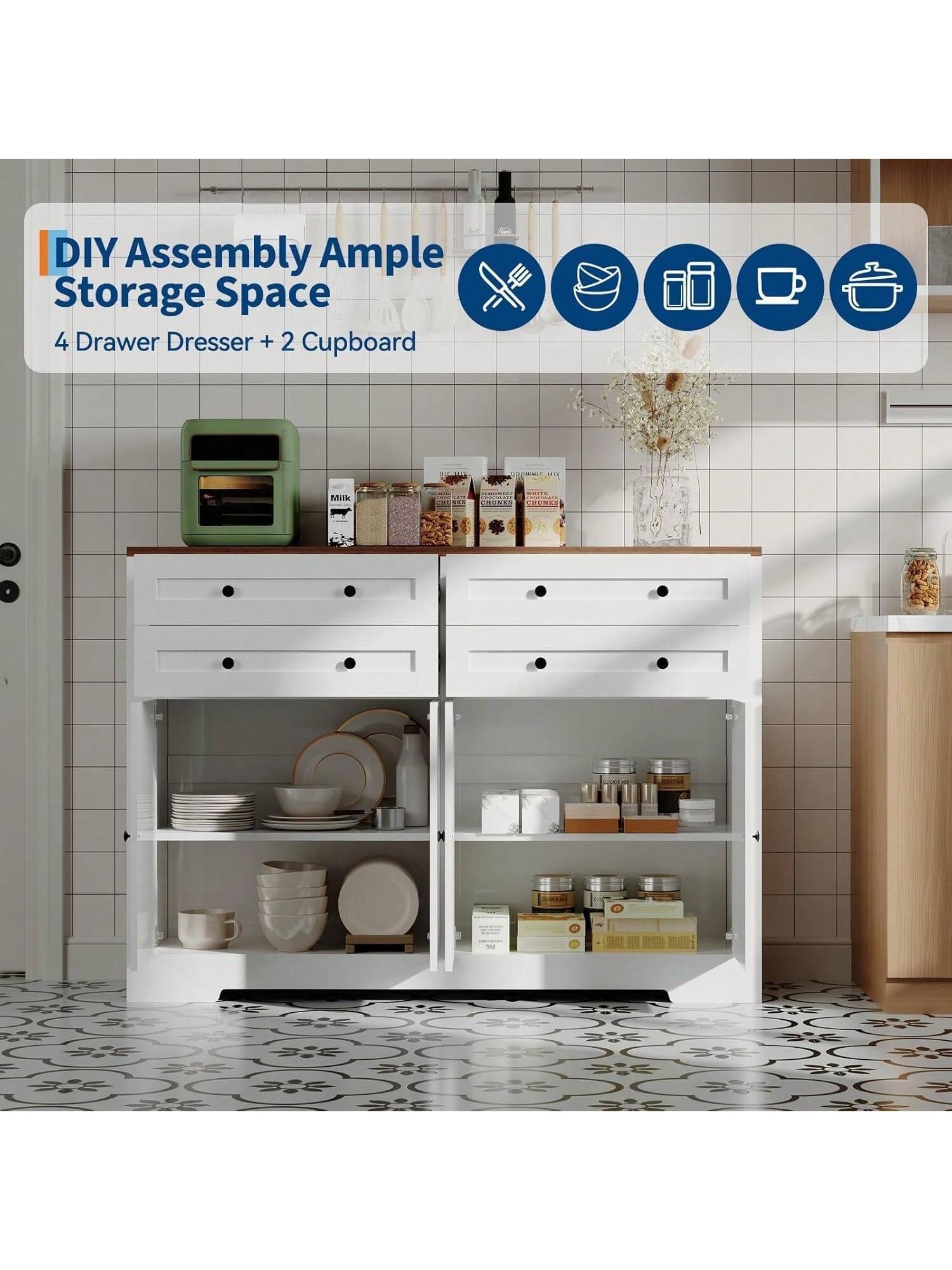 Qeetex BY-PHK-34WAXDSP Bathroom-Wall-Cabinets - View #8