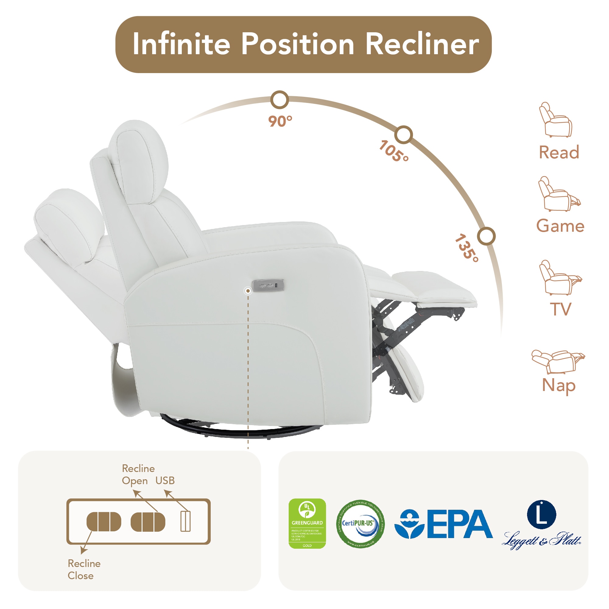 Circle 55 LWSM79098-L2206 recliners - View #5