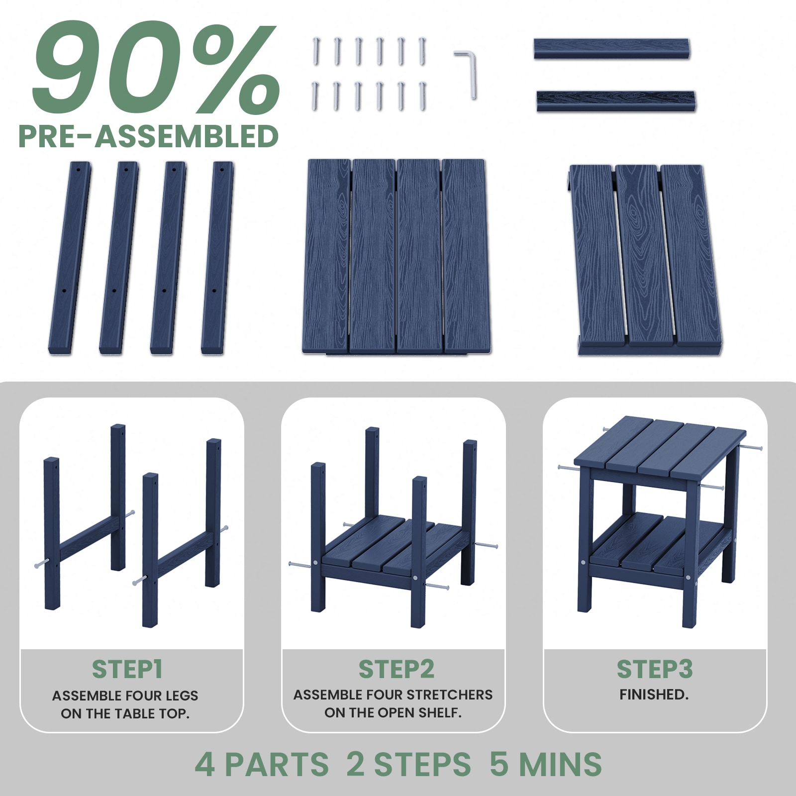 JEAREY PECJ-NAVY Patio-Tables - View #8