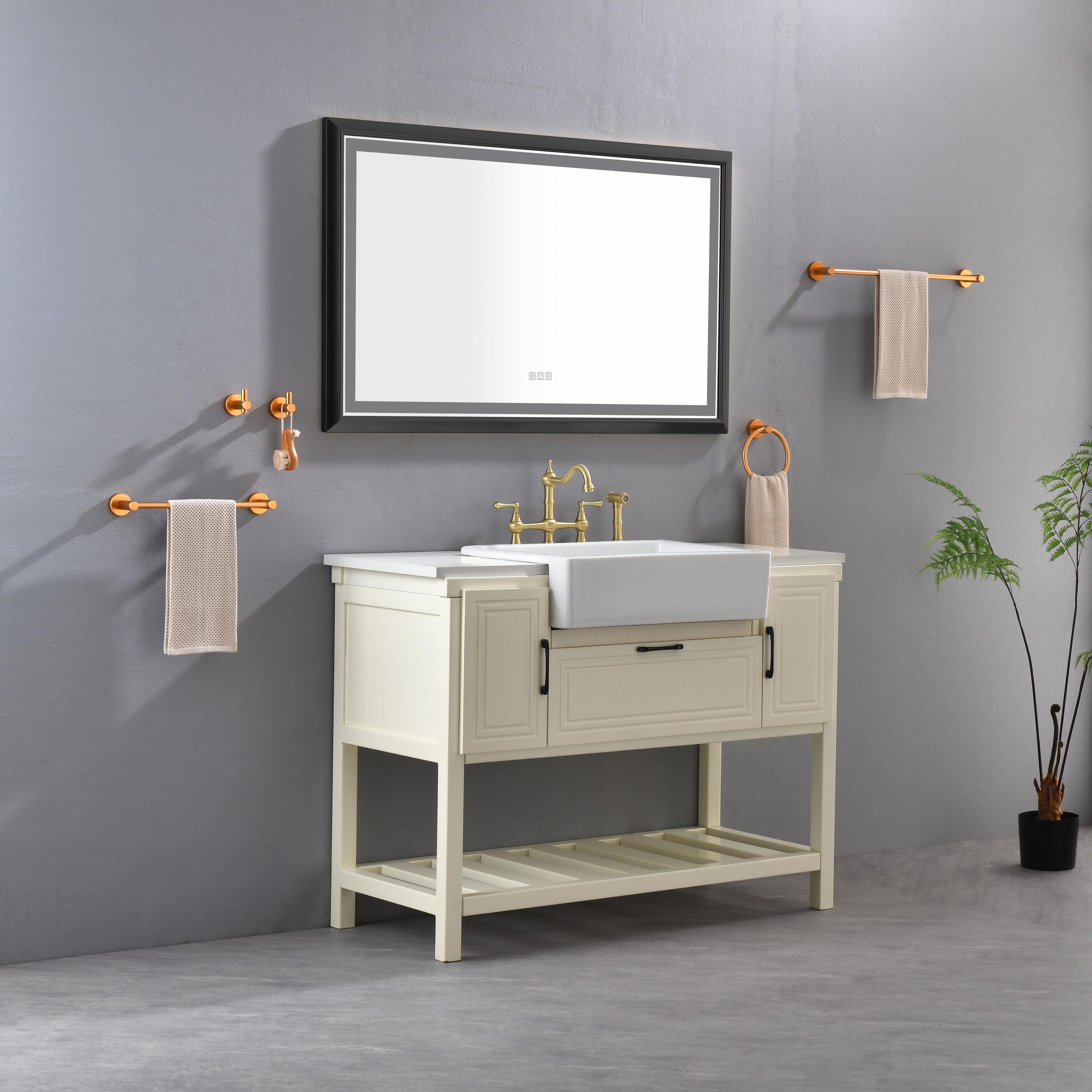 Bayfeve BF-78406-MIR Framed-Bath-Mirrors - View #4