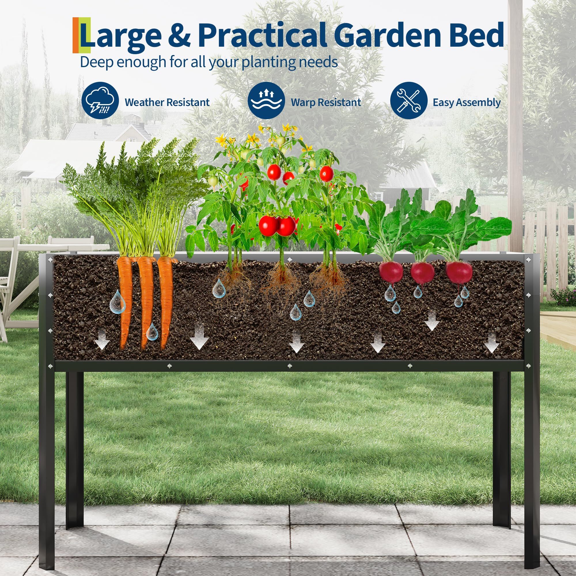 Encore Beets NOVA-ESJBD7Z4WT Raised-Garden-Beds - View #5