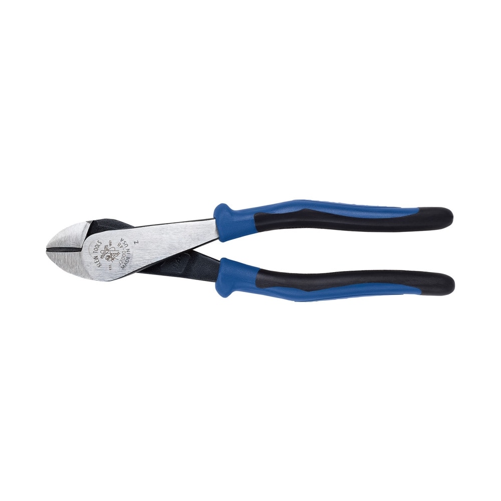 Klein Tools J200048 Diagonal Cutting Pliers, Heavy-Duty, Angled Head, 8-Inch