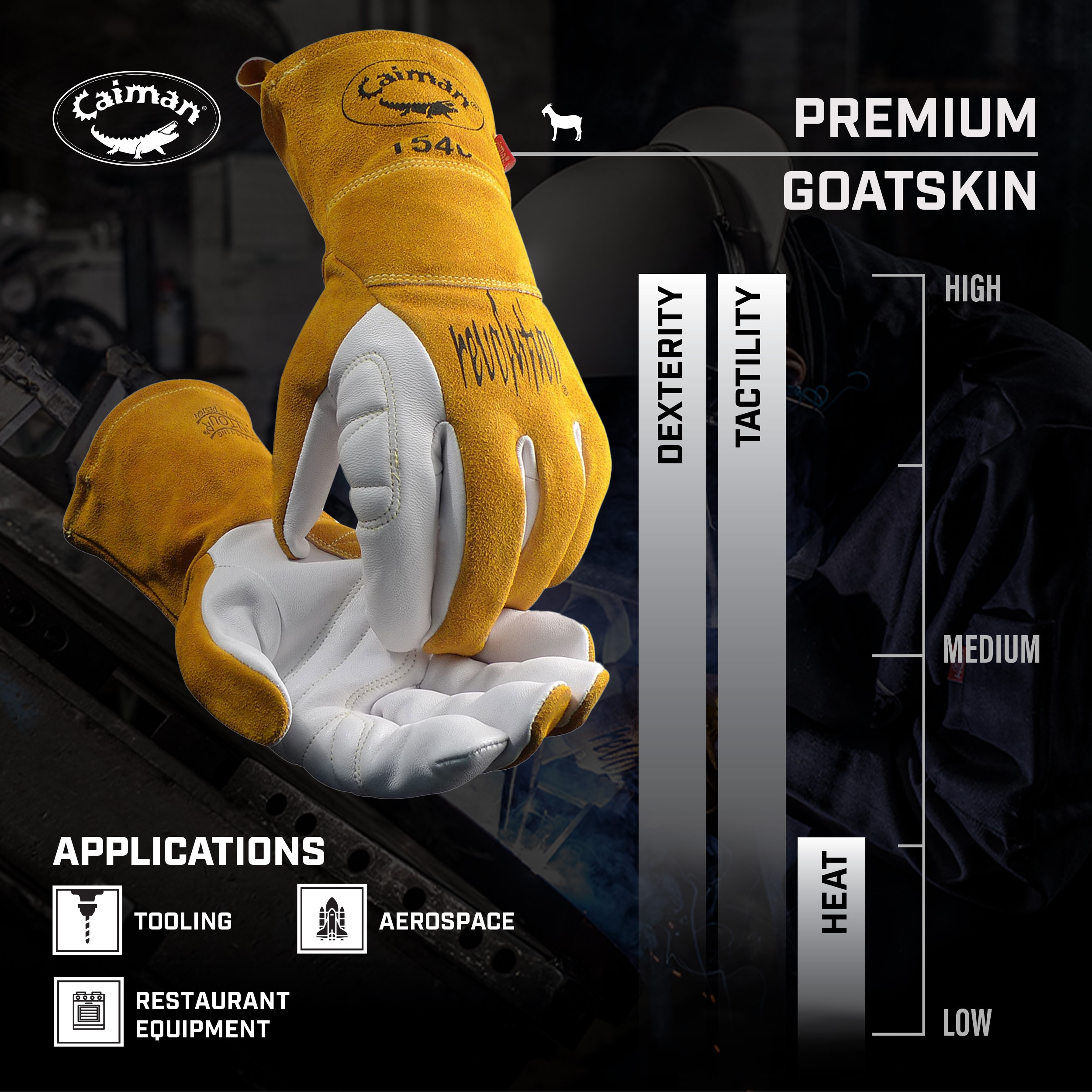Caiman 1540-6 Welding-Apparel - View #10