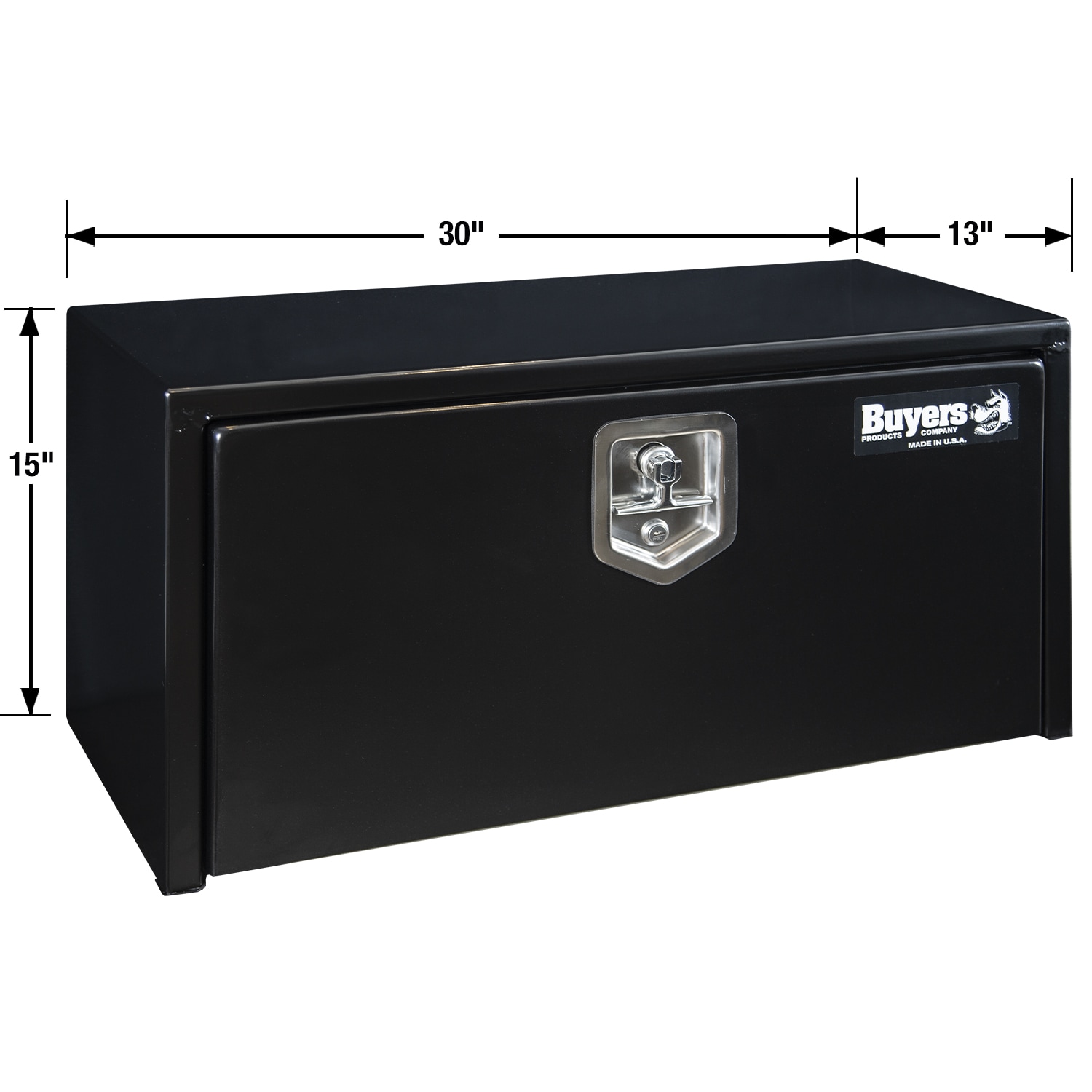 Buyers Products 31-in x 15.5-in x 13.5-in Black Steel Steel Underbody ...