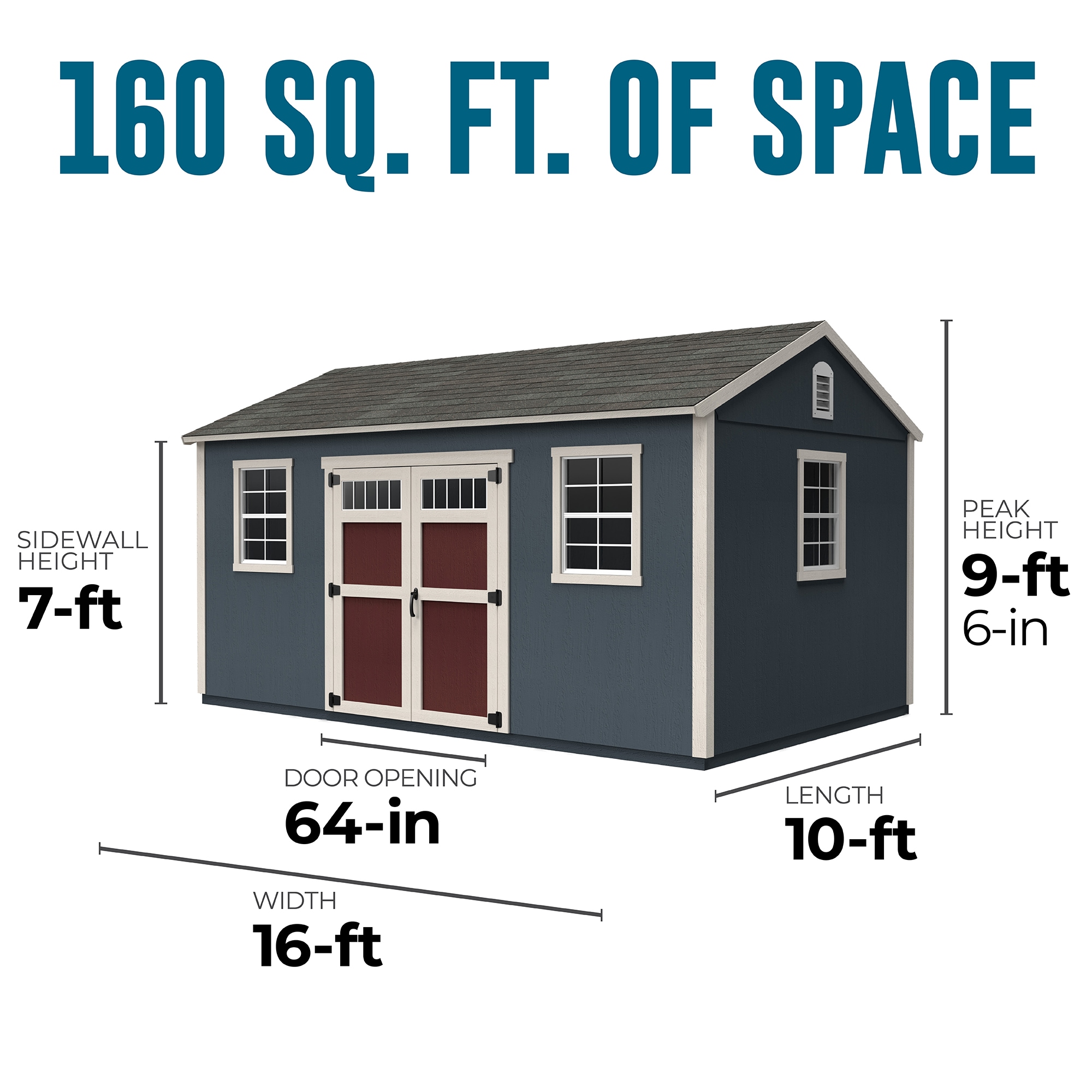Heartland 63611-0 Wood-Storage-Buildings - View #3